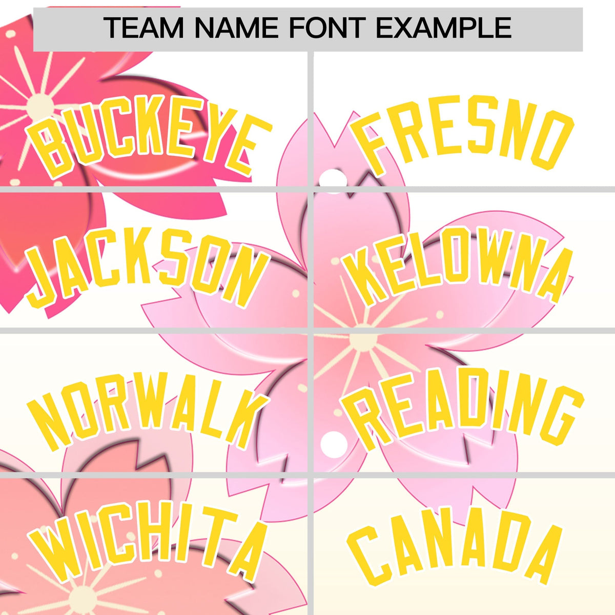 Custom Hooded Baseball Jersey | Pink Gold Cherry Blossom Personalized Name & Number Sport Jersey