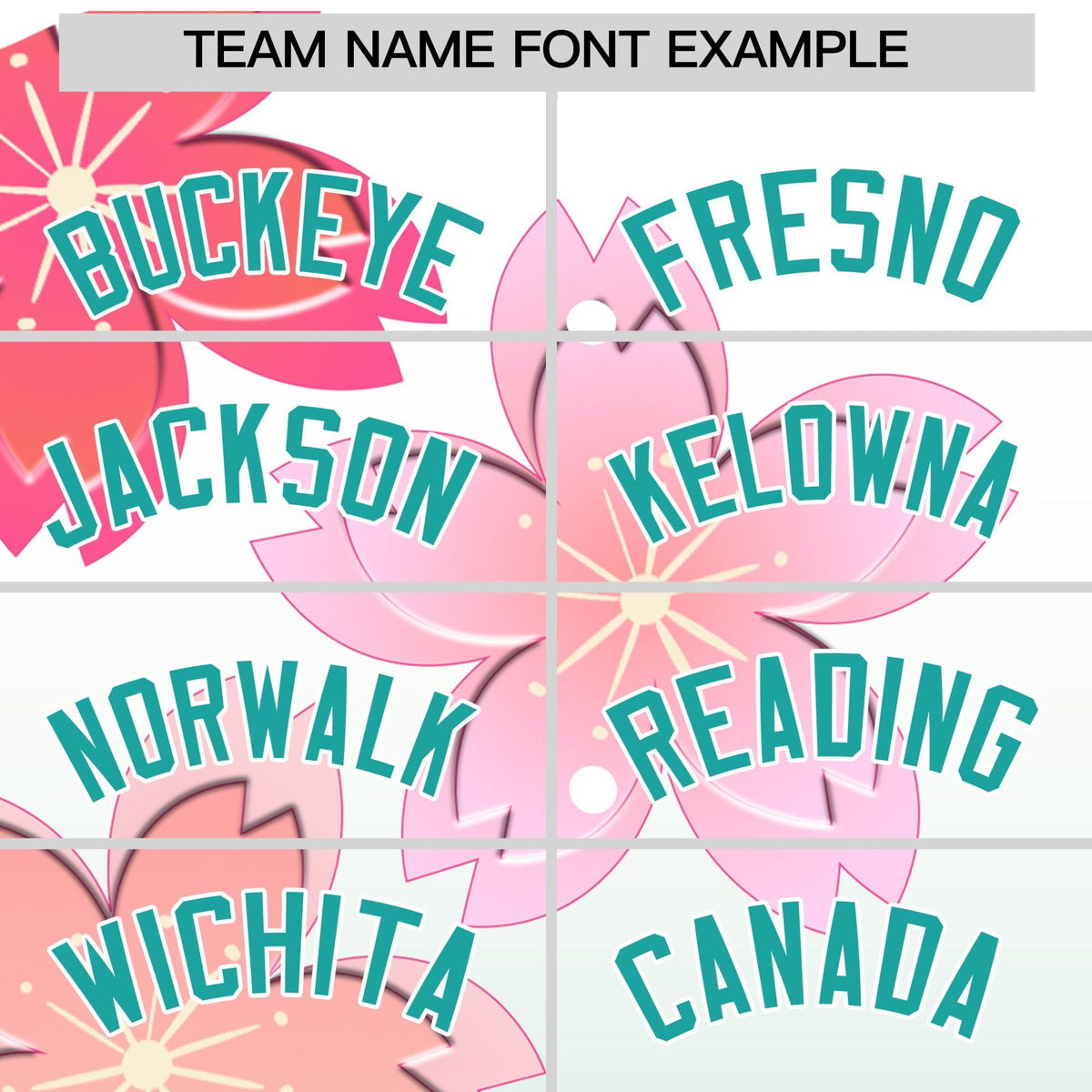 Custom Hooded Baseball Jersey | Pink Teal Cherry Blossom Moisture-Wicking Jersey for Men & Women