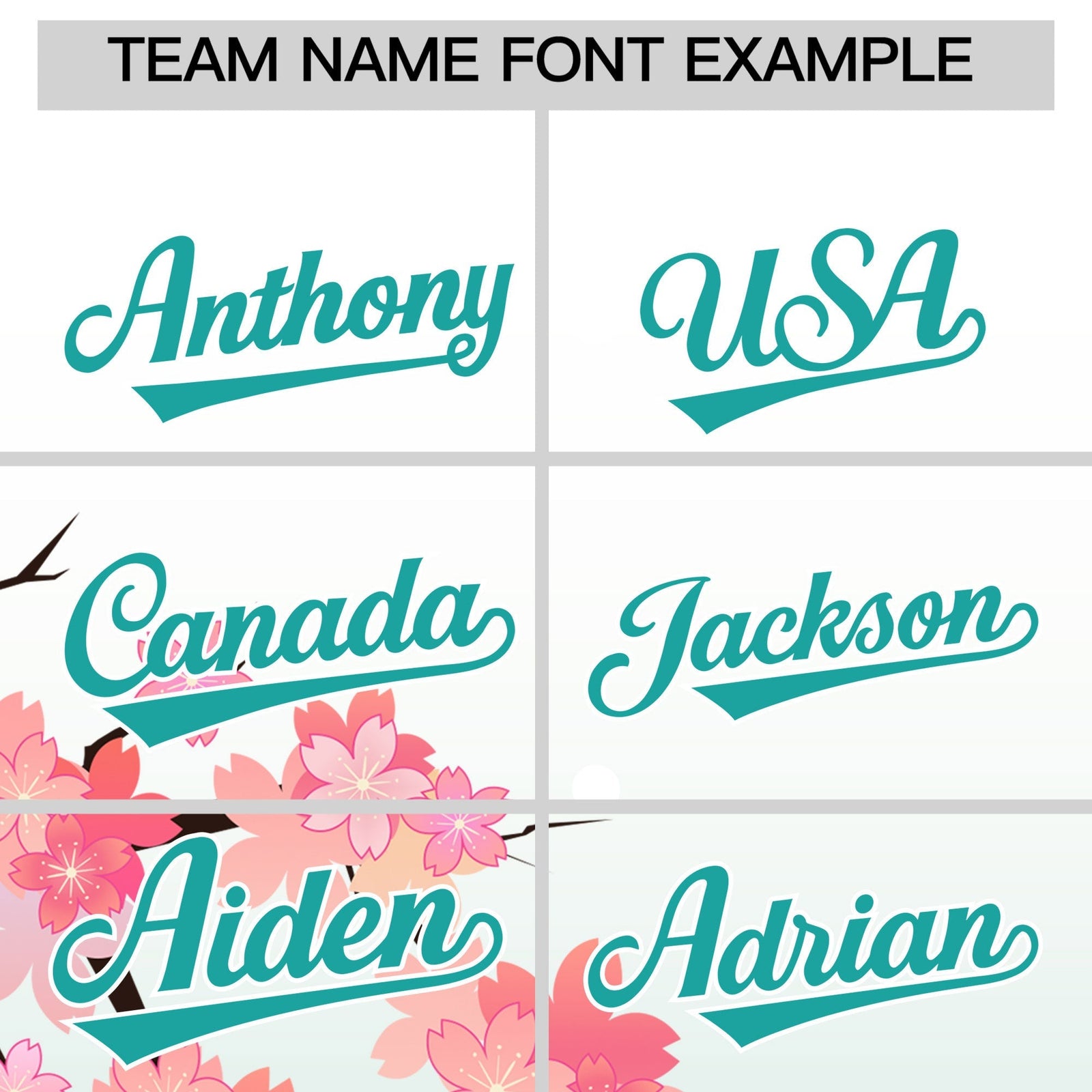 Custom Hooded Baseball Jersey | Pink Aqua Cherry Blossom Personalized Name & Number Sport Jersey