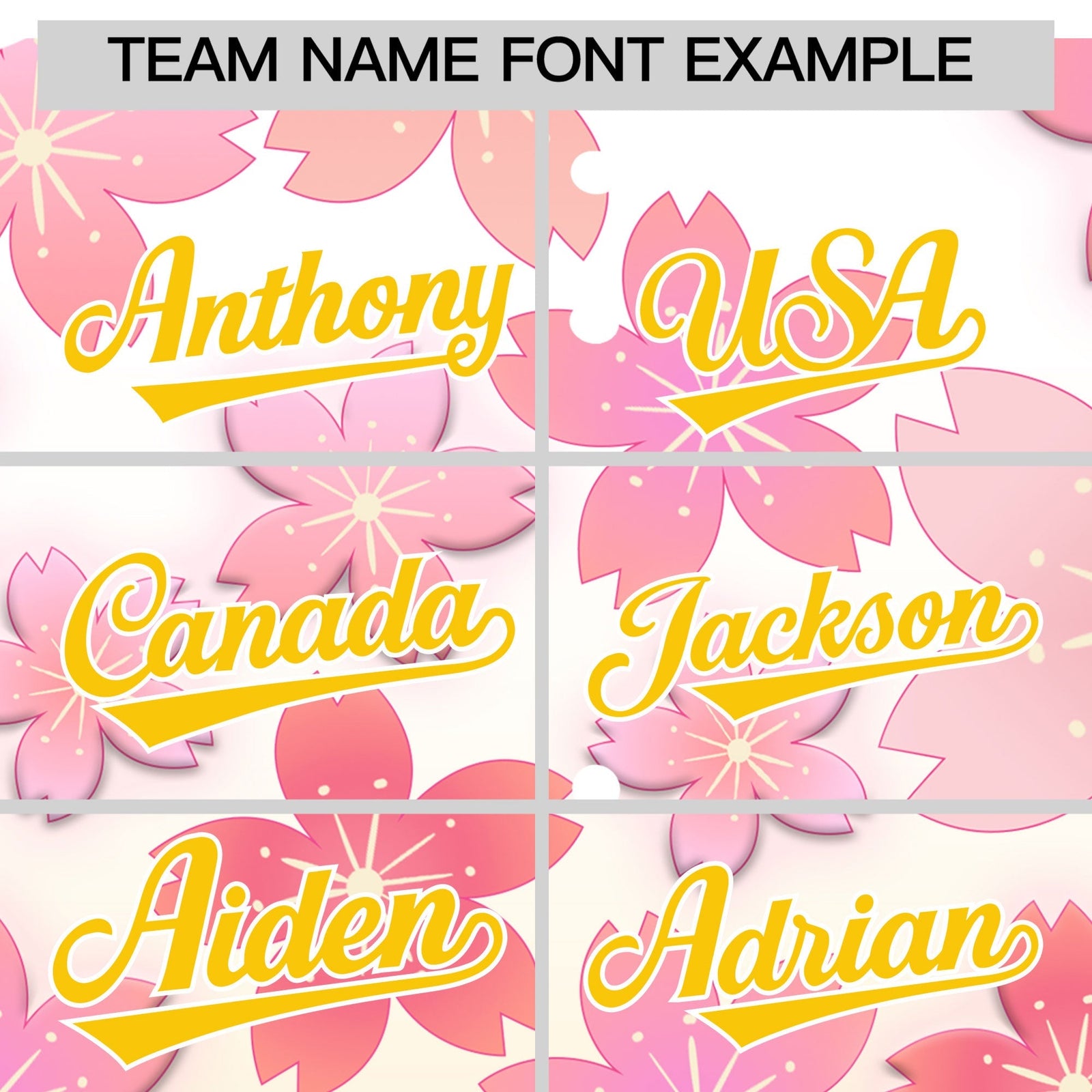 Custom Hooded Baseball Jersey | Pink Gold Cherry Blossom Personalized Name & Number Sport Jersey