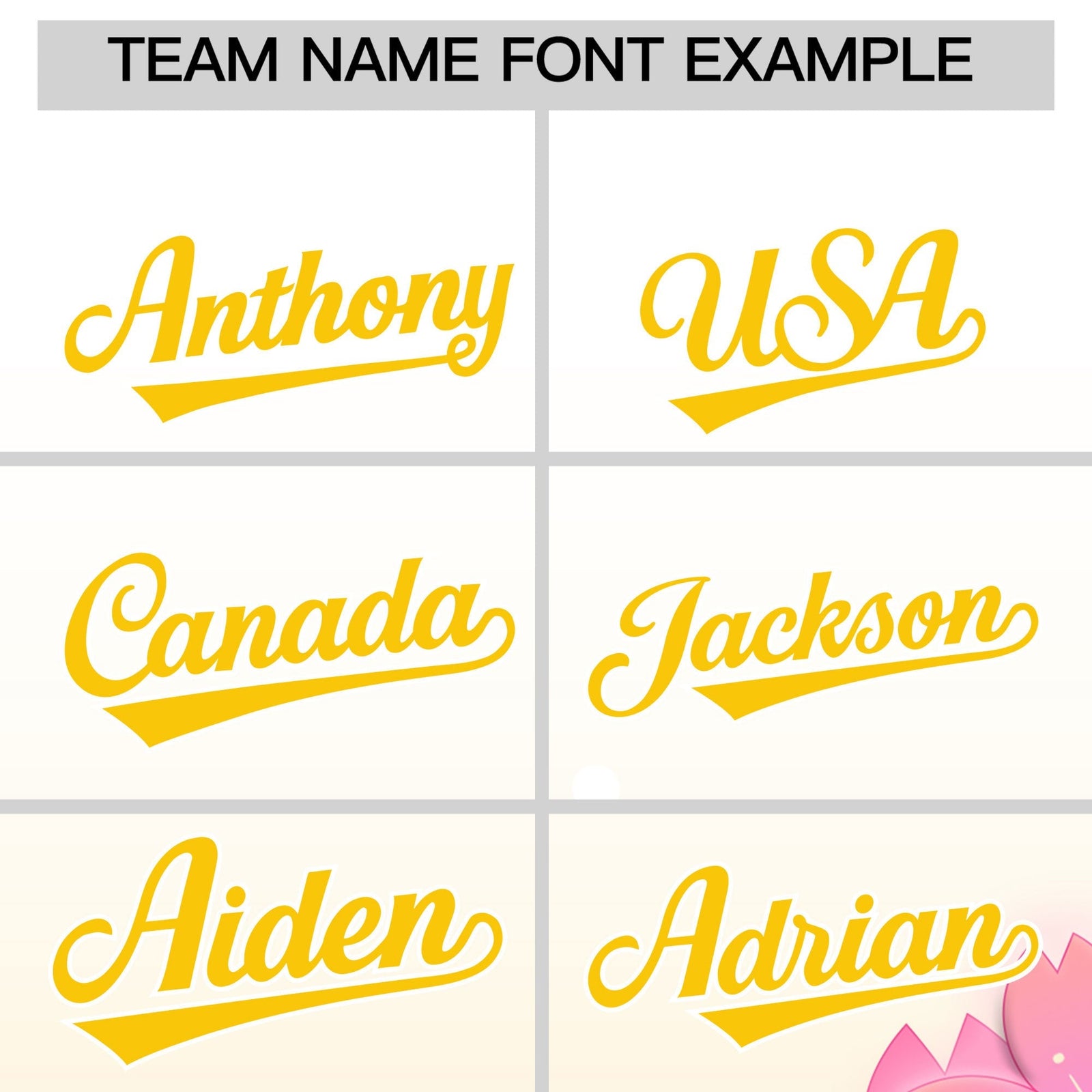 Custom Hooded Baseball Jersey | Gold White Cherry Blossom Personalized Name & Number Sport Jersey