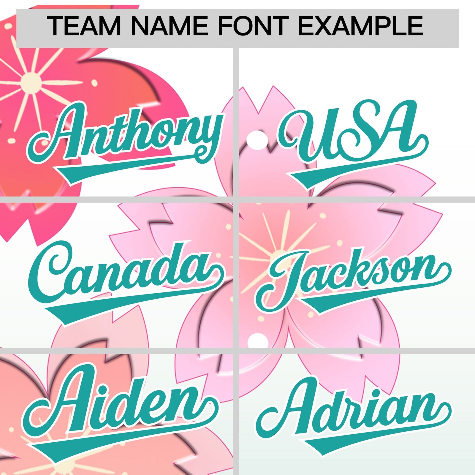 Custom Hooded Baseball Jersey | Pink Teal Cherry Blossom Moisture-Wicking Jersey for Men & Women