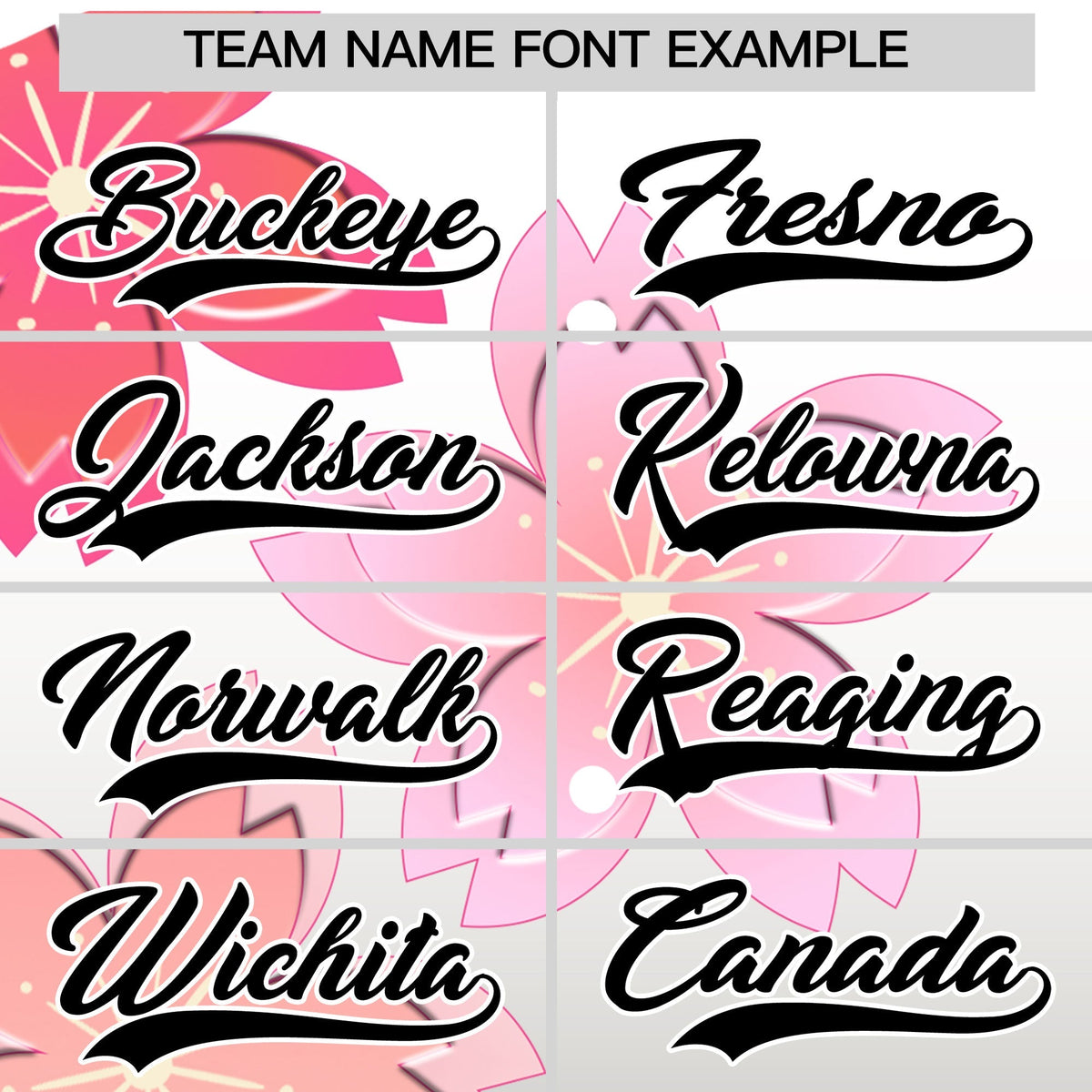 Custom Hooded Baseball Jersey | Pink Black Cherry Blossom Moisture-Wicking Jersey for Men & Women