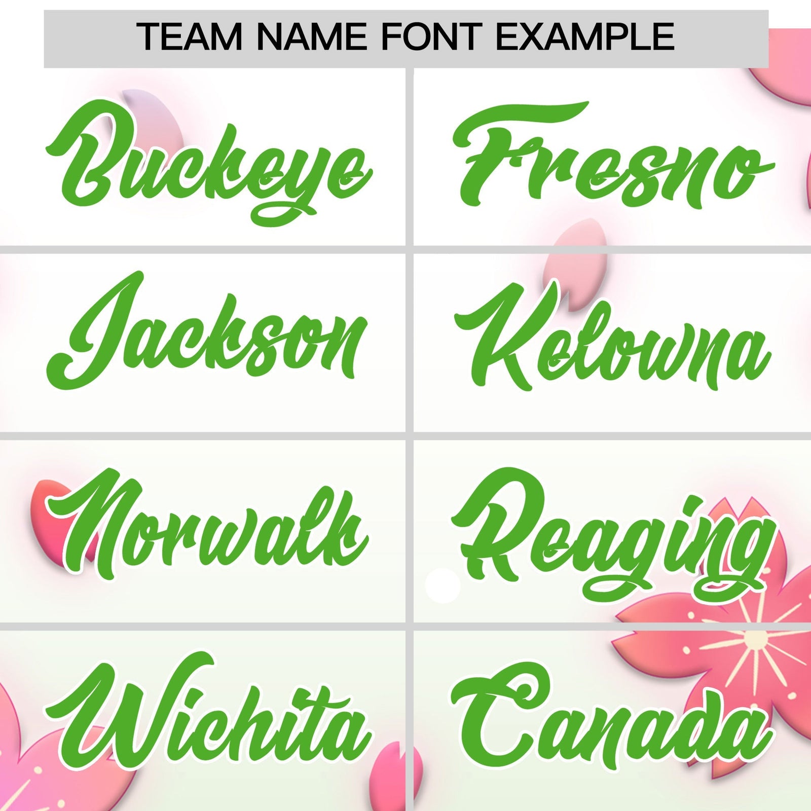 Custom Hooded Baseball Jersey | Pink Light Green Cherry Blossom Personalized Name & Number Sport Jersey