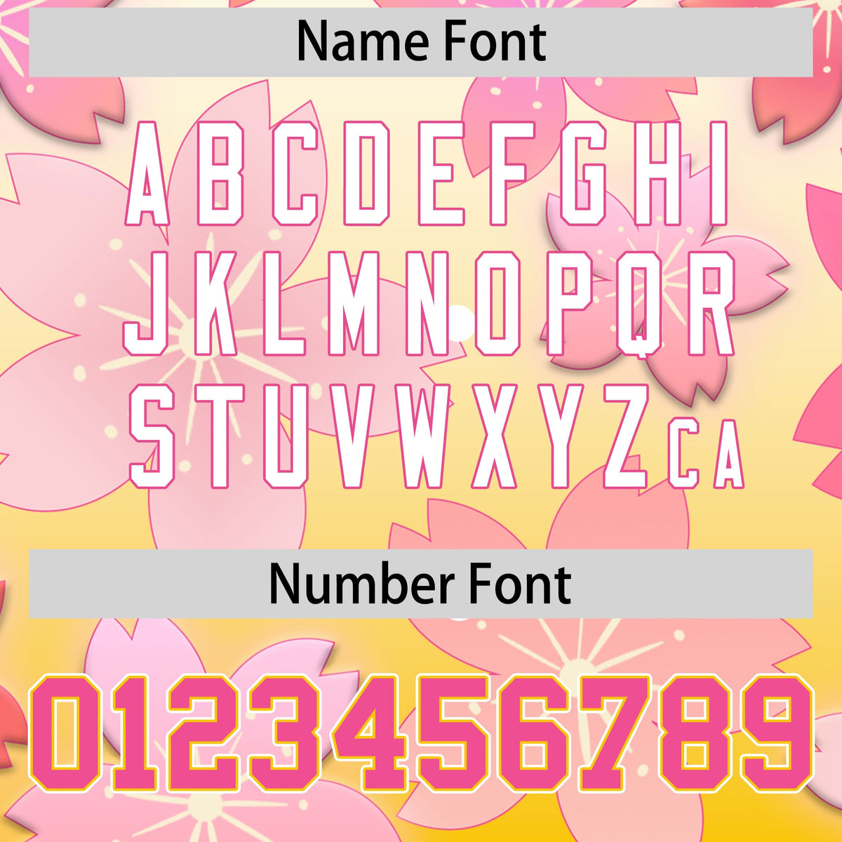 Custom Hooded Baseball Jersey | Pink Gold Cherry Blossom Personalized Name & Number Sport Jersey
