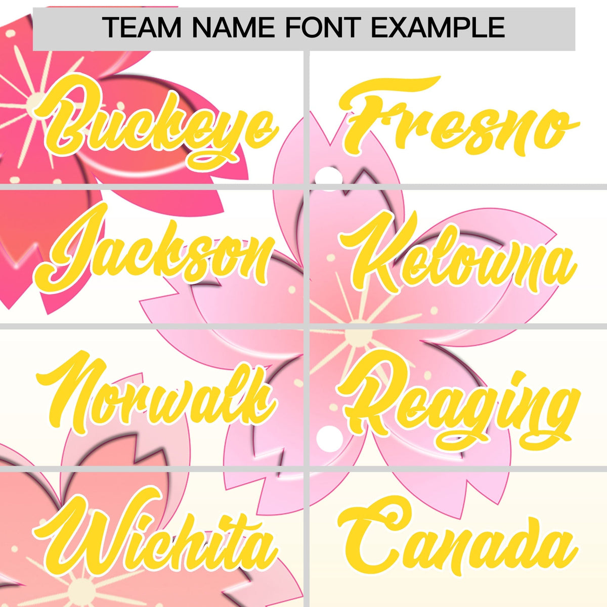 Custom Hooded Baseball Jersey | Pink Gold Cherry Blossom Personalized Name & Number Sport Jersey