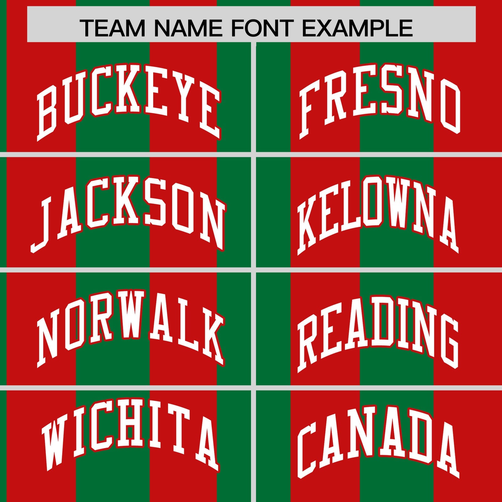 Custom Red Kelly Green Stripe Fashion Authentic Two-Button Softball Jersey