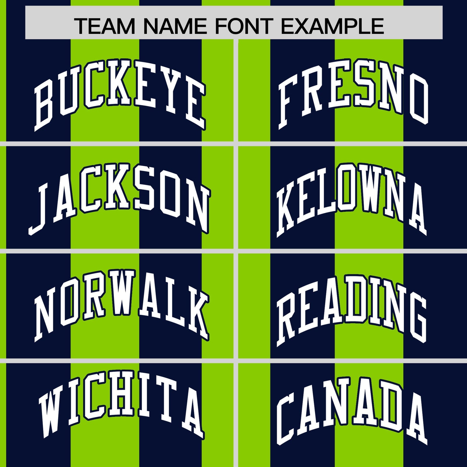 Custom Navy Neon Green Stripe Fashion Authentic Two-Button Softball Jersey