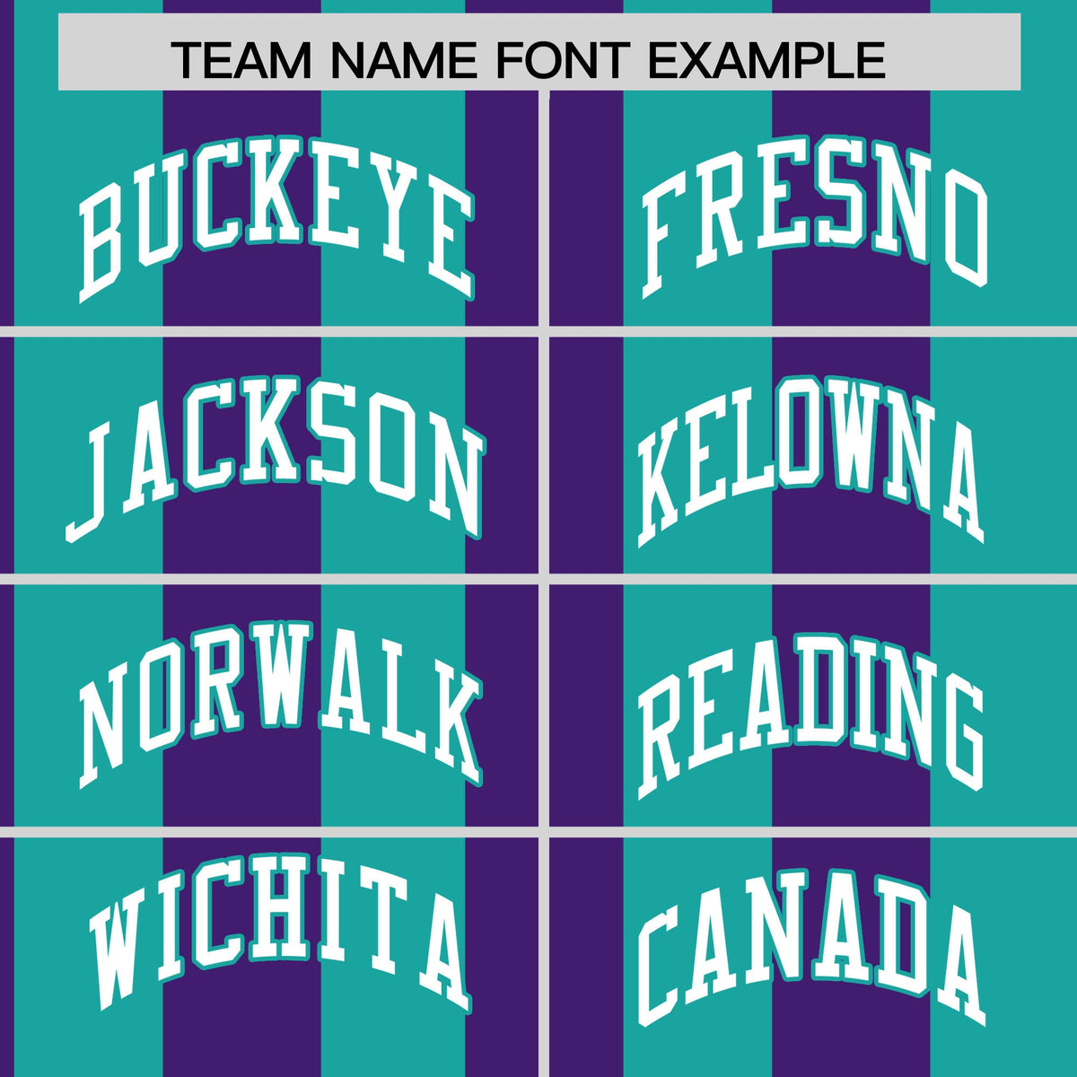 Custom Aqua Purple Stripe Fashion Authentic Two-Button Softball Jersey