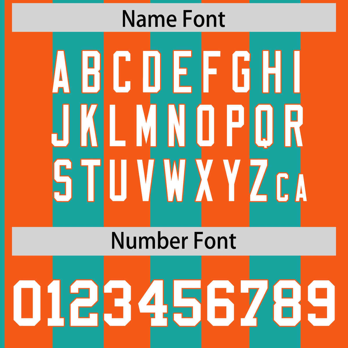 Custom Orange Aqua Stripe Fashion Authentic Two-Button Softball Jersey