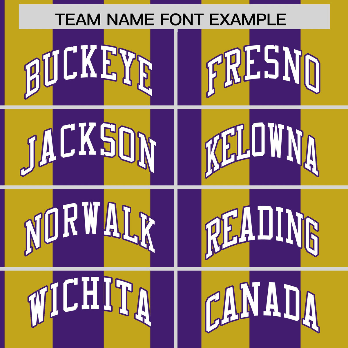 Custom Old Gold Purple Stripe Fashion Authentic Two-Button Softball Jersey