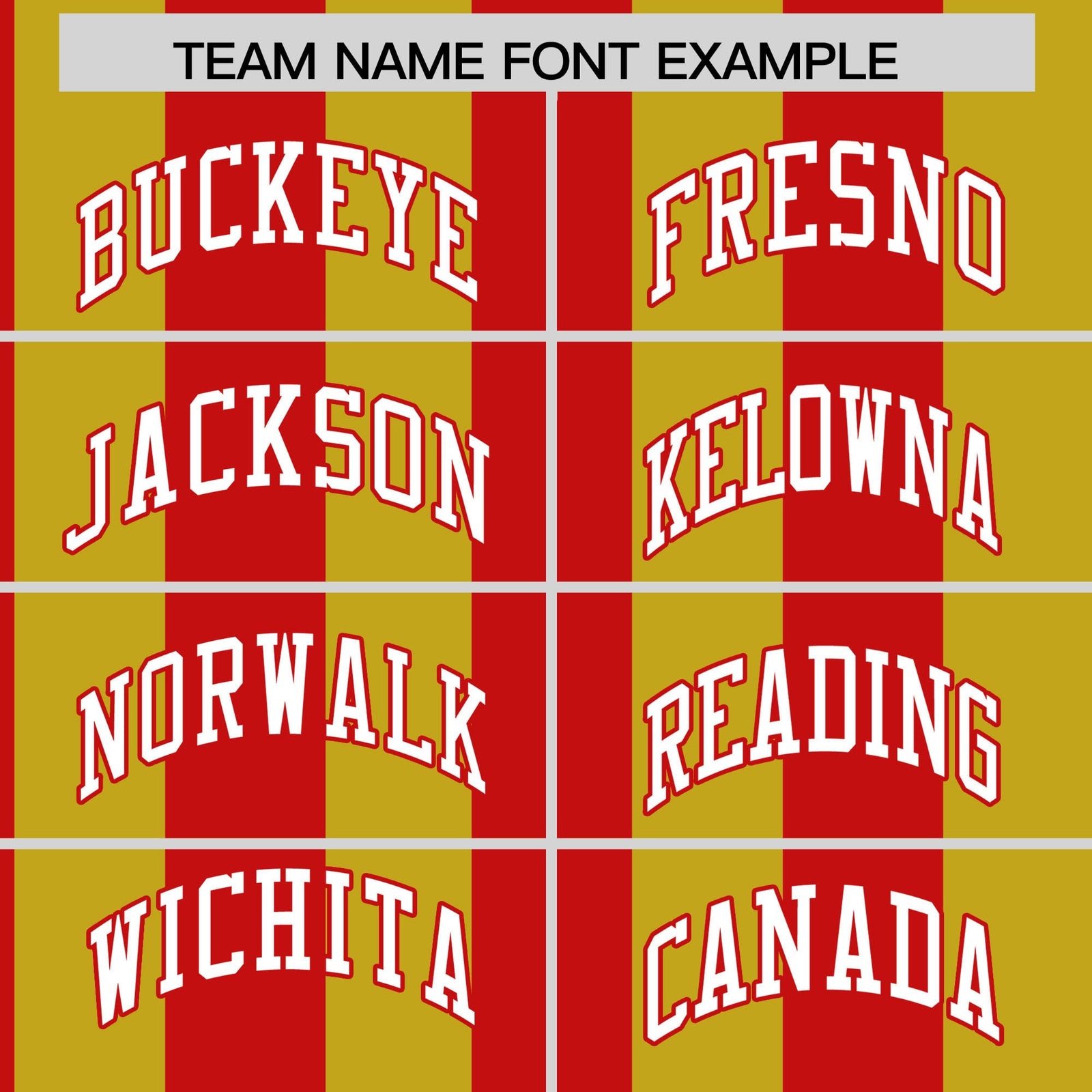 Custom Old Gold Red Stripe Fashion Authentic Two-Button Softball Jersey