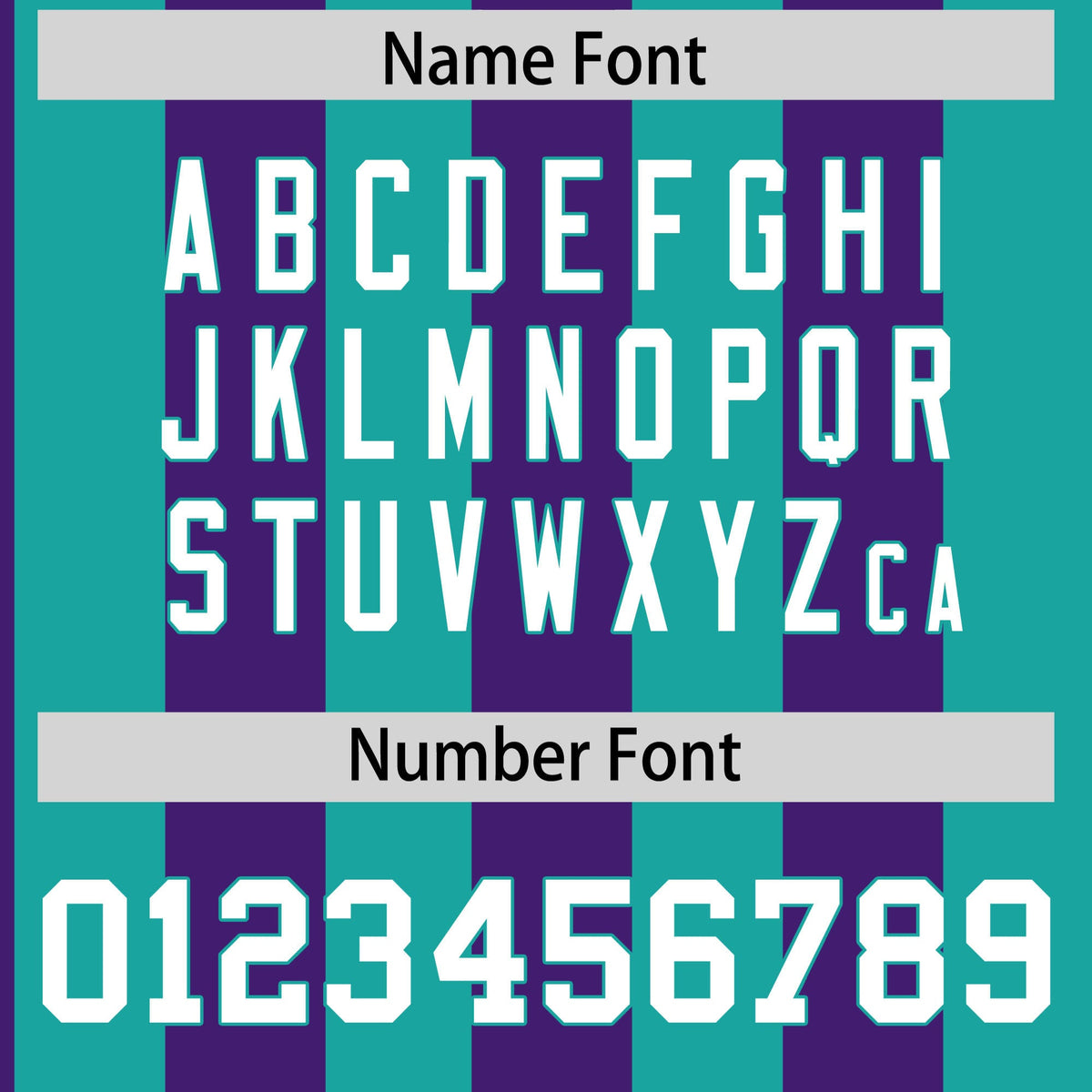 Custom Aqua Purple Stripe Fashion Authentic Two-Button Softball Jersey