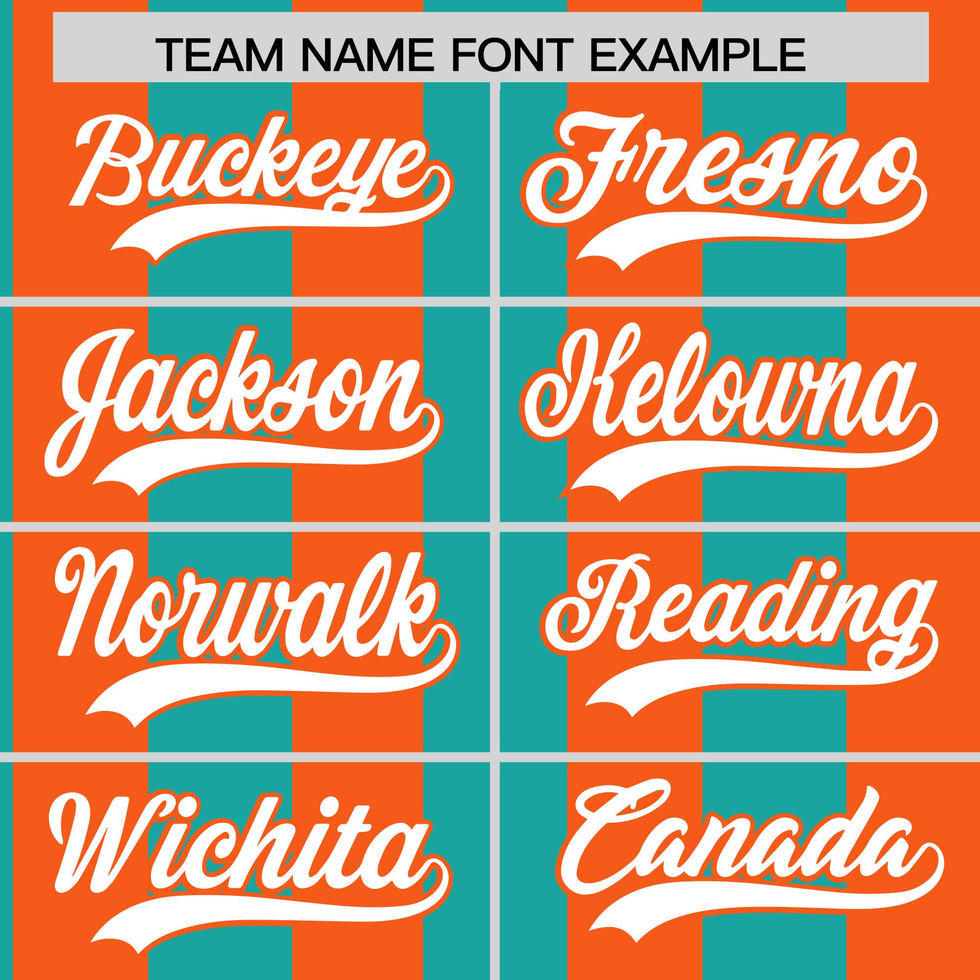 Custom Orange Aqua Stripe Fashion Authentic Two-Button Softball Jersey