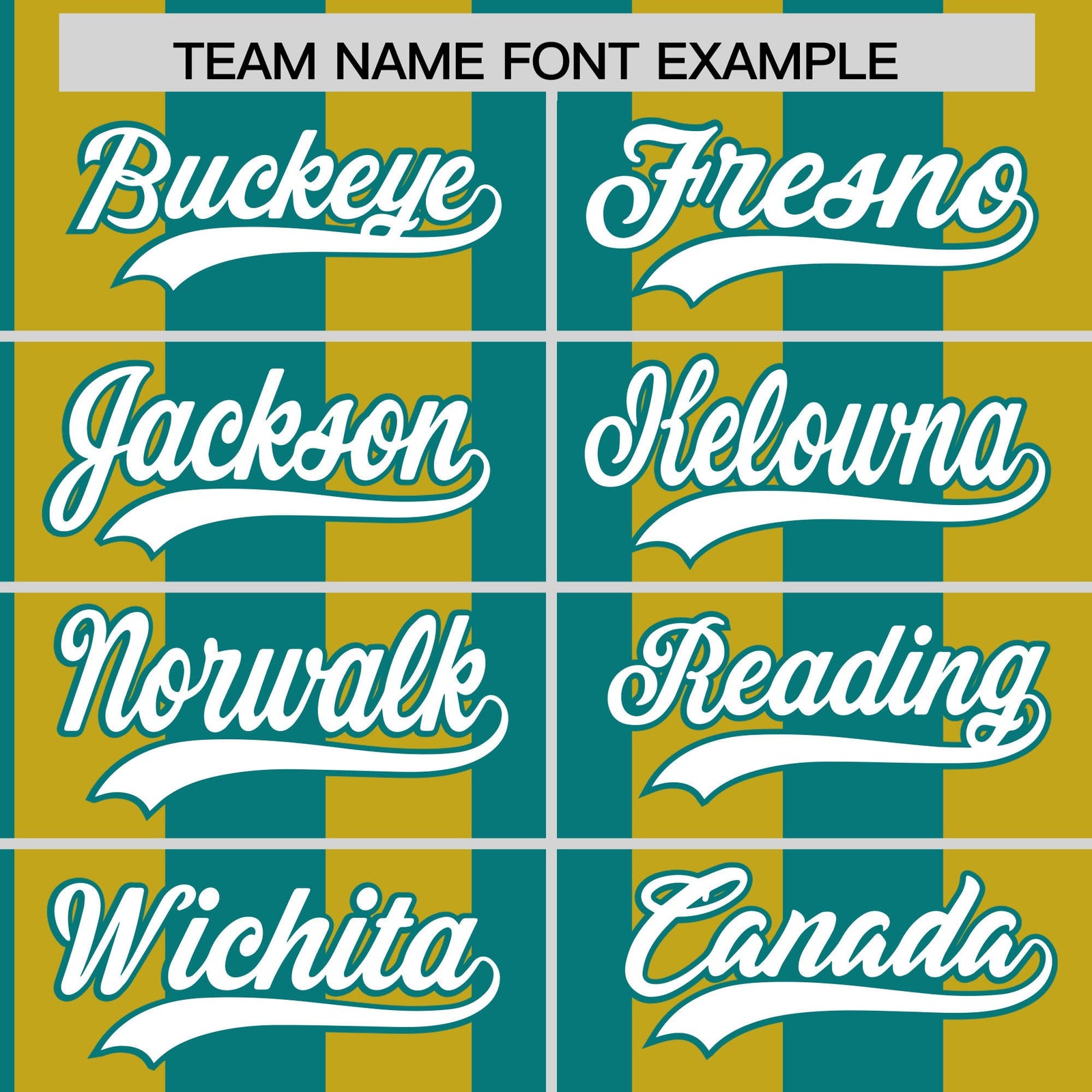 Custom Old Gold Aqua Stripe Fashion Authentic Two-Button Softball Jersey