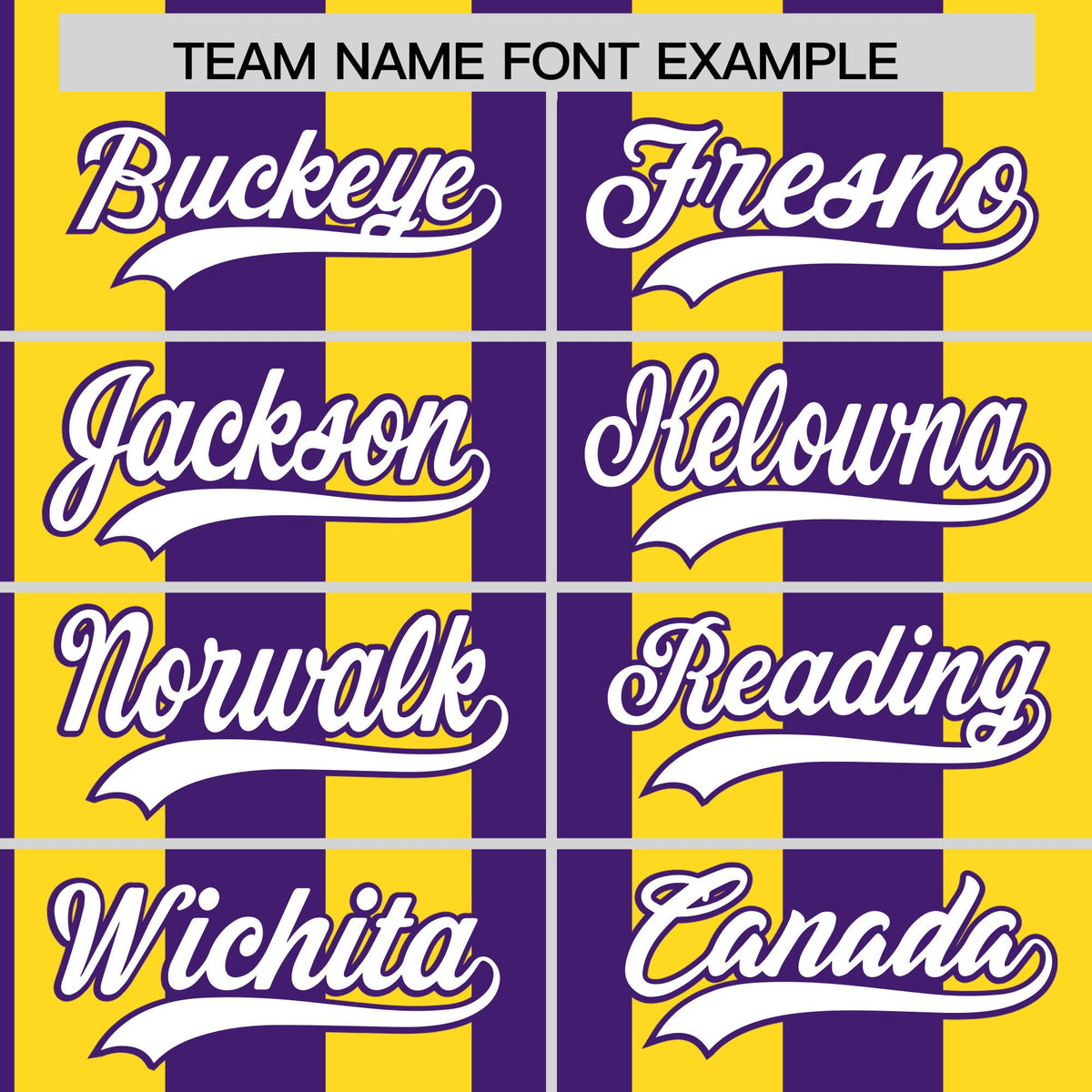 Custom Gold Purple Stripe Fashion Authentic Two-Button Softball Jersey