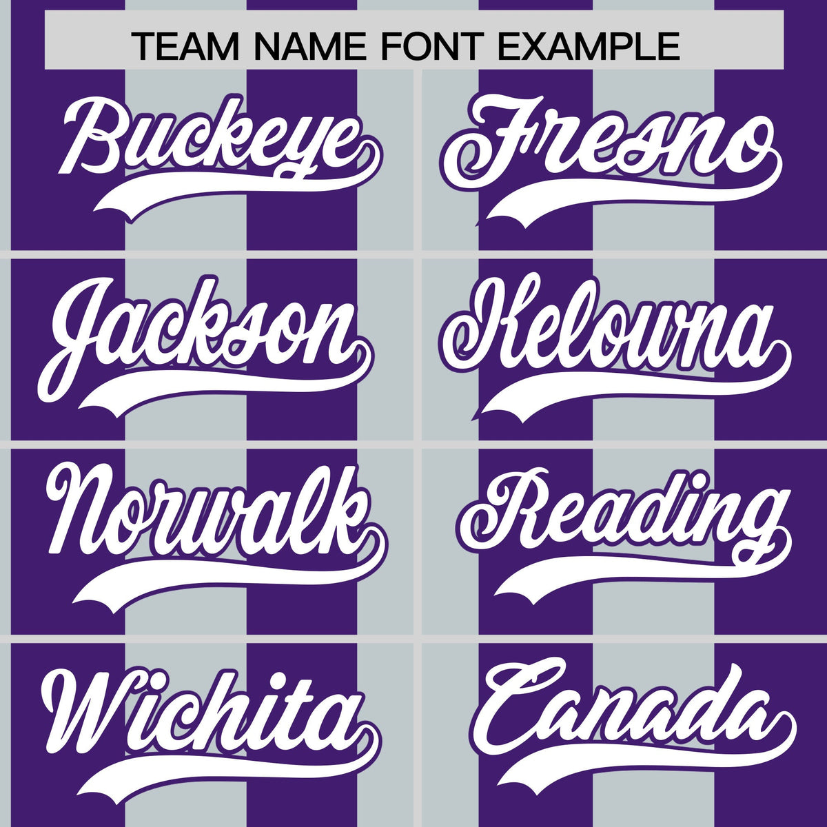 Custom Purple Silver Stripe Fashion Authentic Two-Button Softball Jersey