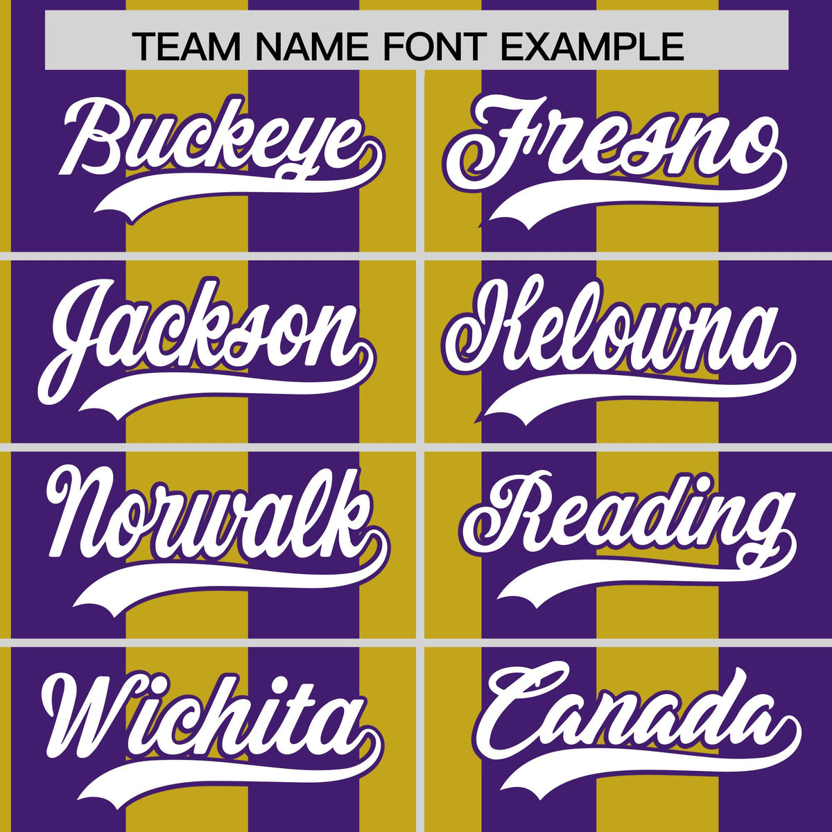 Custom Purple Old Gold Stripe Fashion Authentic Two-Button Softball Jersey