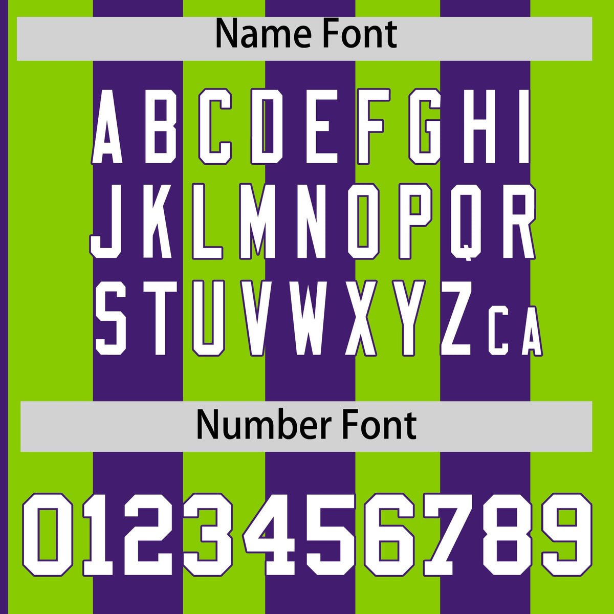 Custom Neon Green Purple Stripe Fashion Authentic Two-Button Softball Jersey