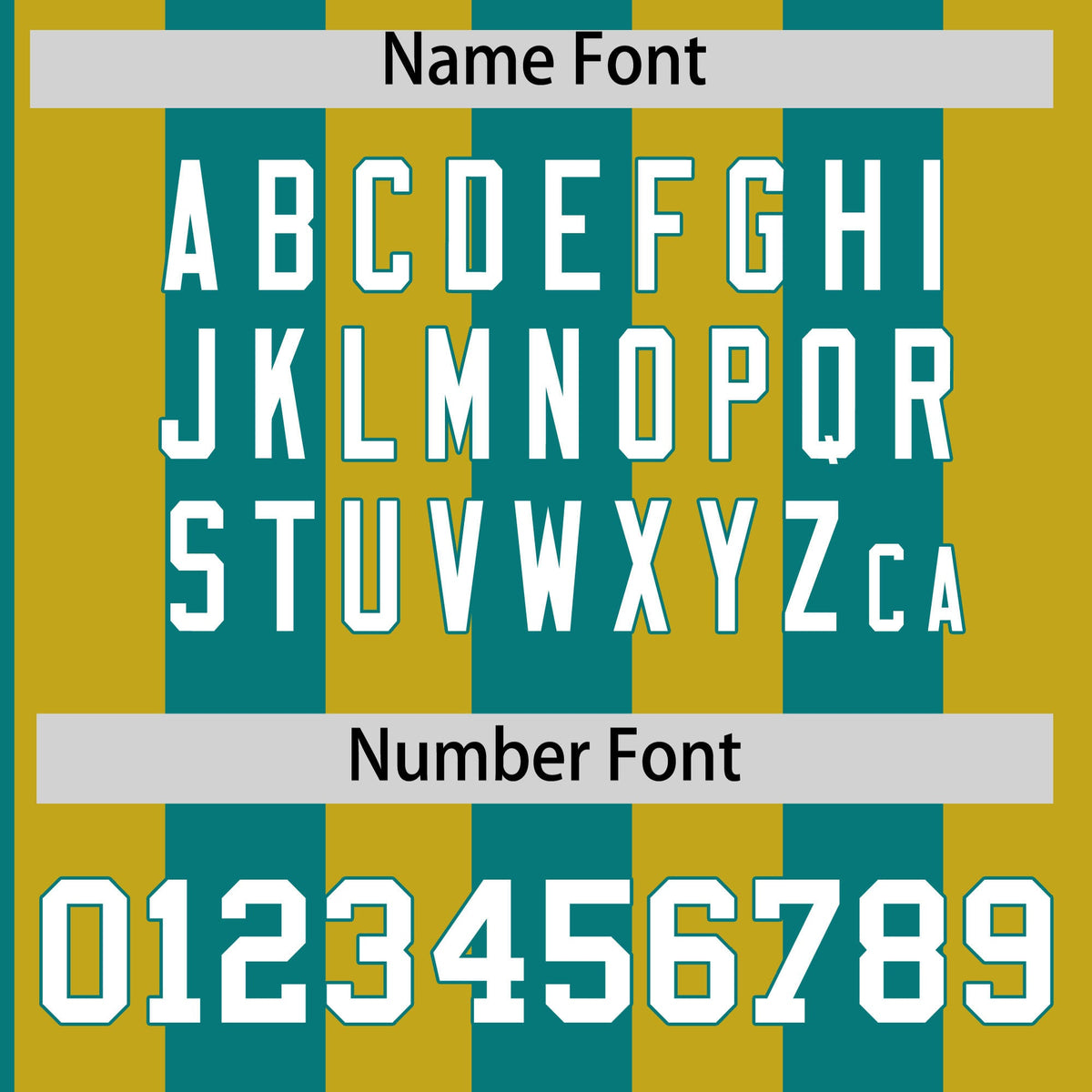 Custom Old Gold Aqua Stripe Fashion Authentic Two-Button Softball Jersey