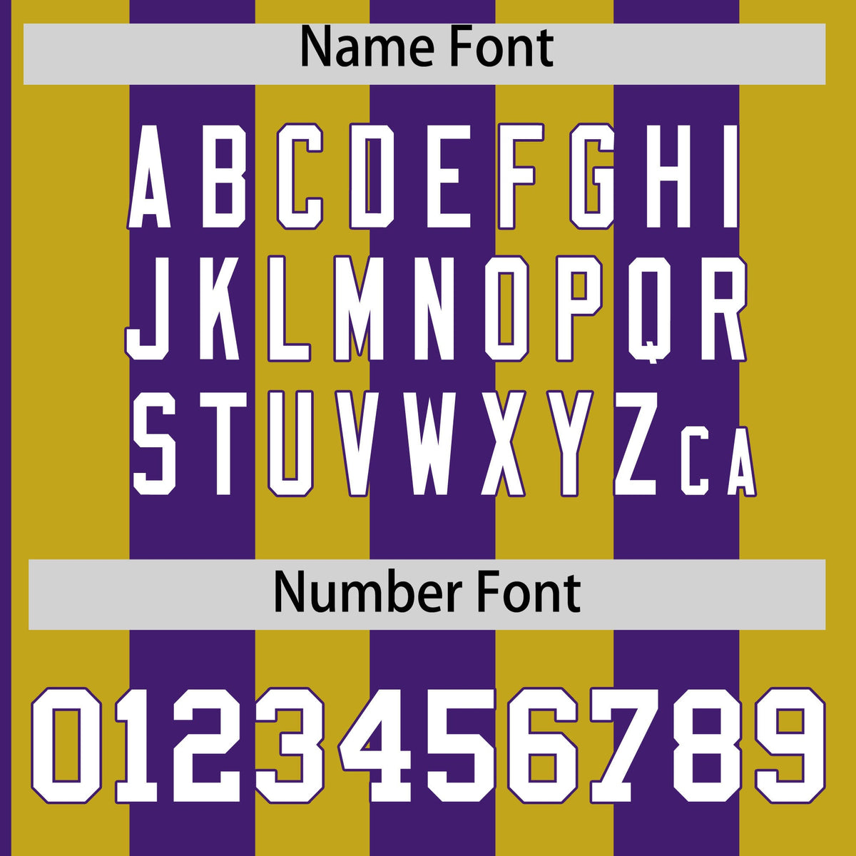 Custom Old Gold Purple Stripe Fashion Authentic Two-Button Softball Jersey