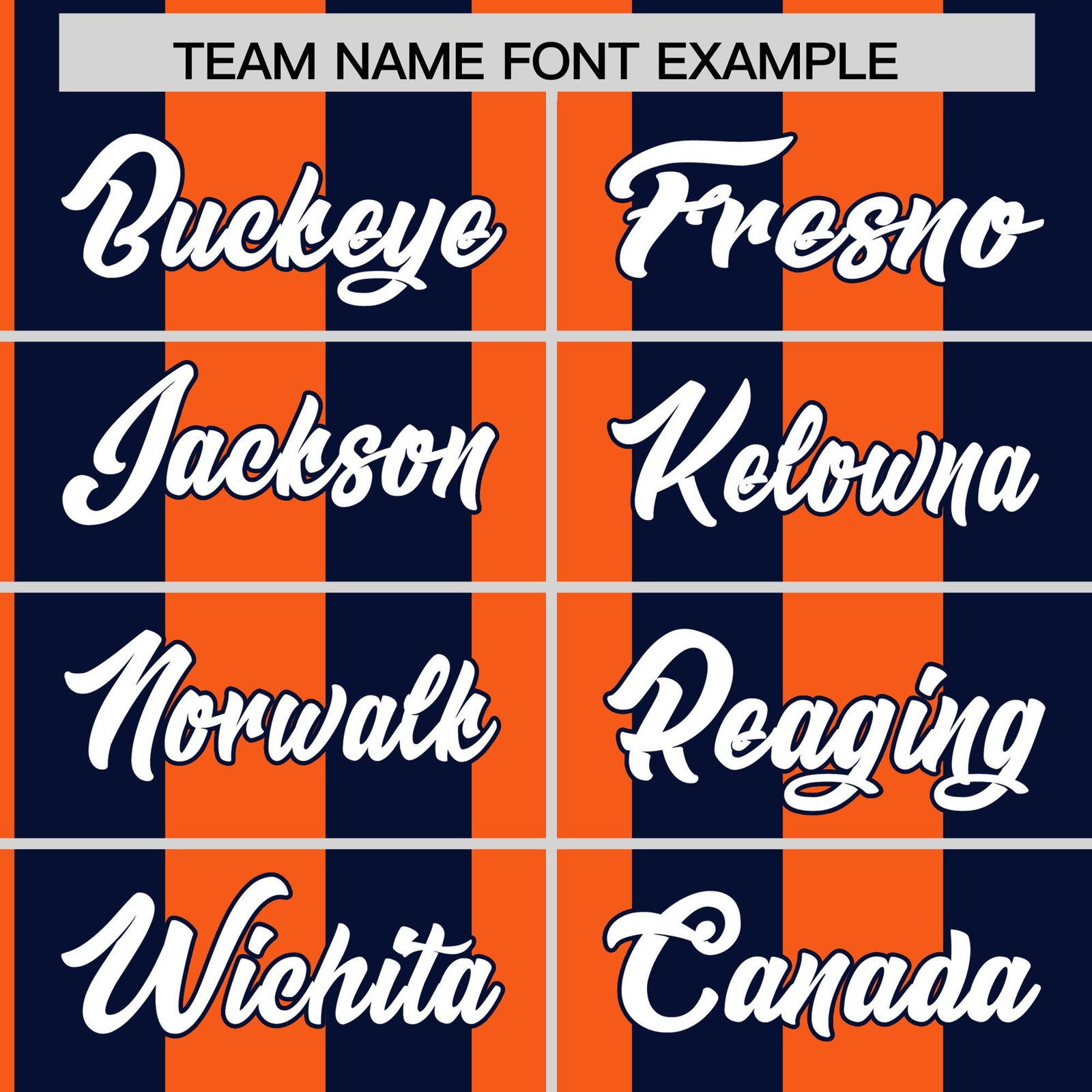 Custom Navy Orange Stripe Fashion Authentic Two-Button Softball Jersey