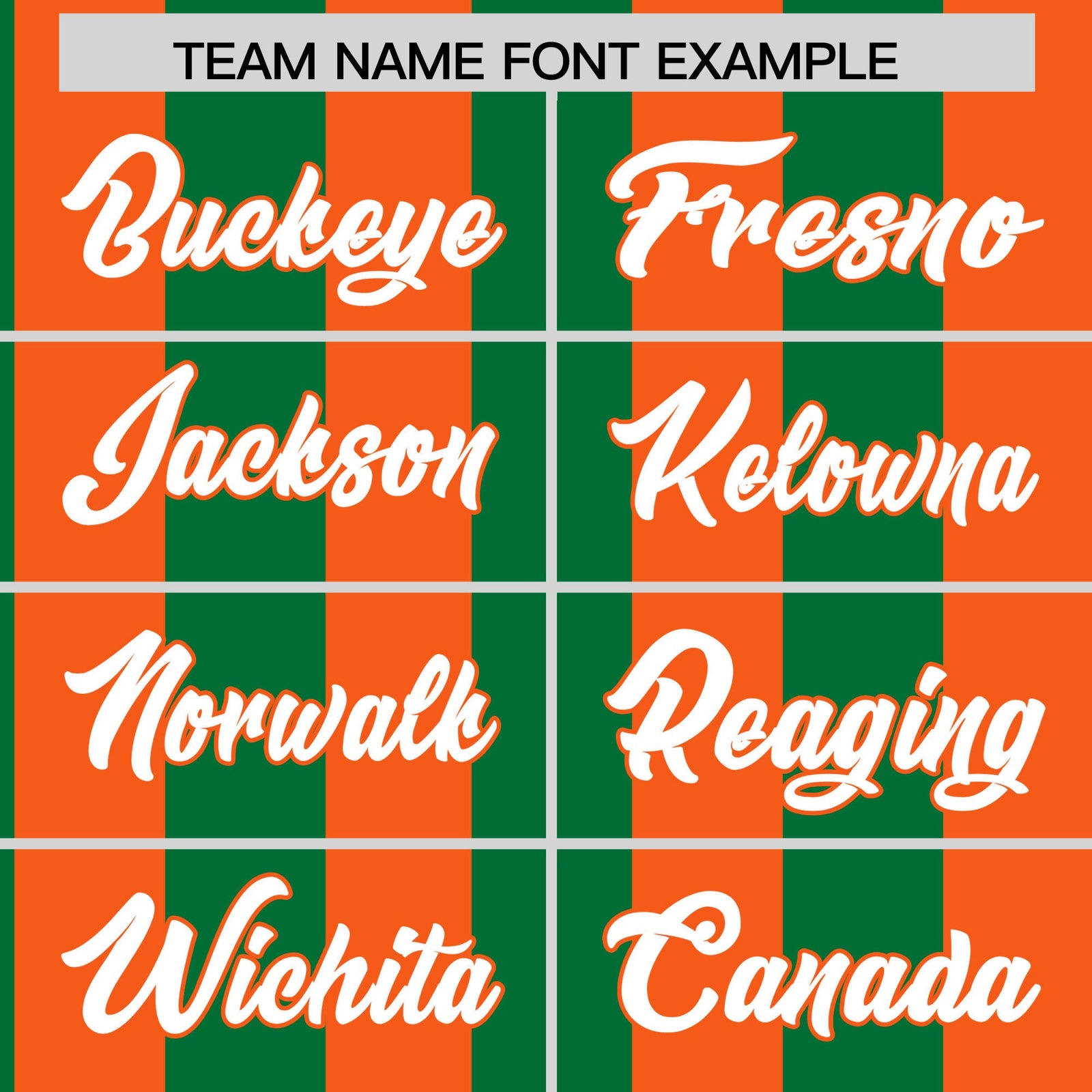 Custom Orange Kelly Green Stripe Fashion Authentic Two-Button Softball Jersey