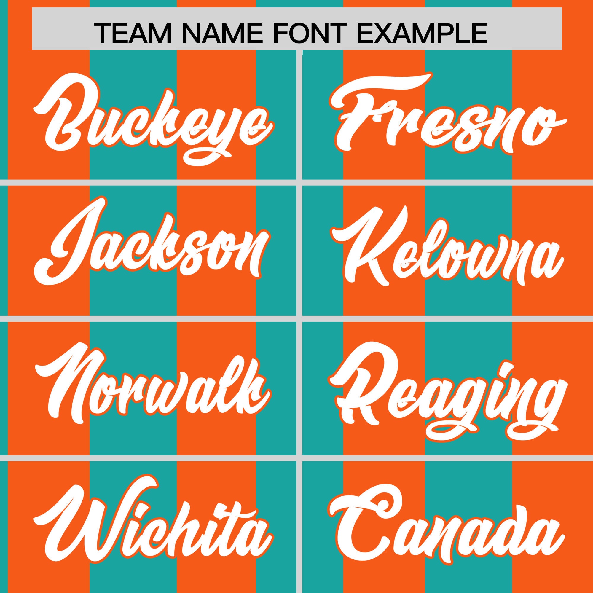 Custom Orange Aqua Stripe Fashion Authentic Two-Button Softball Jersey