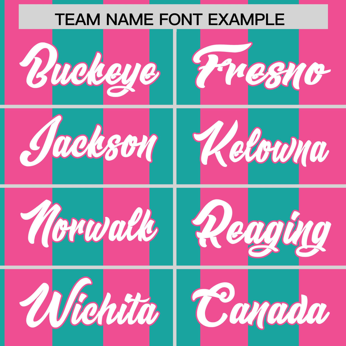 Custom Pink Aqua Stripe Fashion Authentic Two-Button Softball Jersey