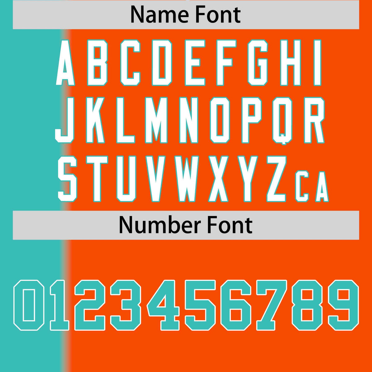 Custom Aqua Orange Gradient Stripe Fashion Authentic Two-Button Softball Jersey