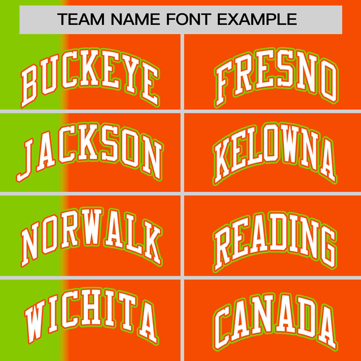 Custom Neon Green Orange Gradient Stripe Fashion Authentic Two-Button Softball Jersey