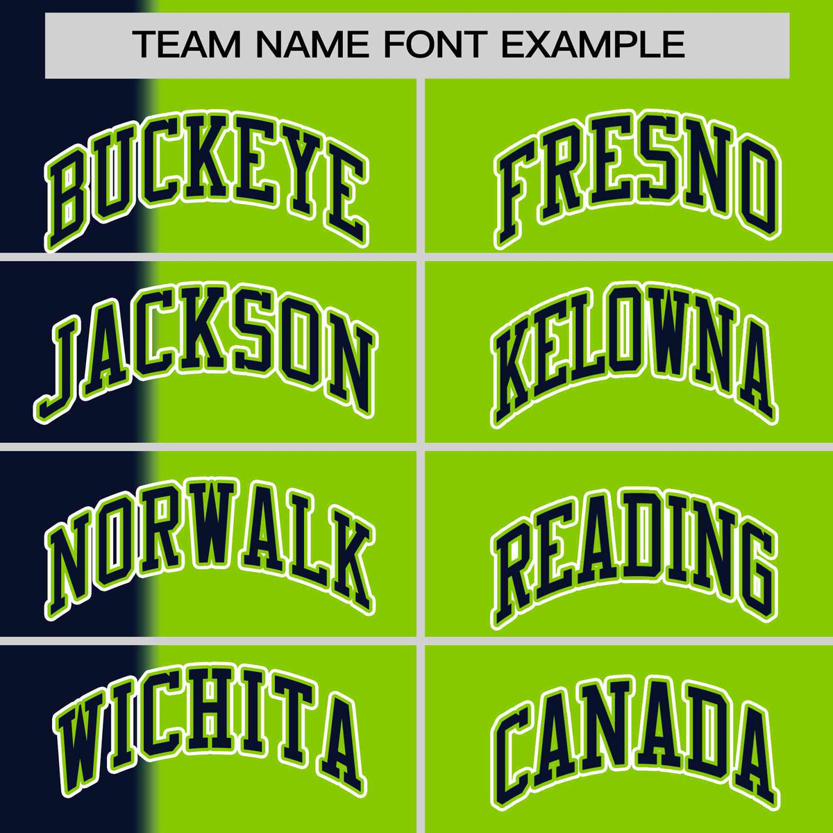Custom Navy Neon Green Gradient Stripe Fashion Authentic Two-Button Softball Jersey