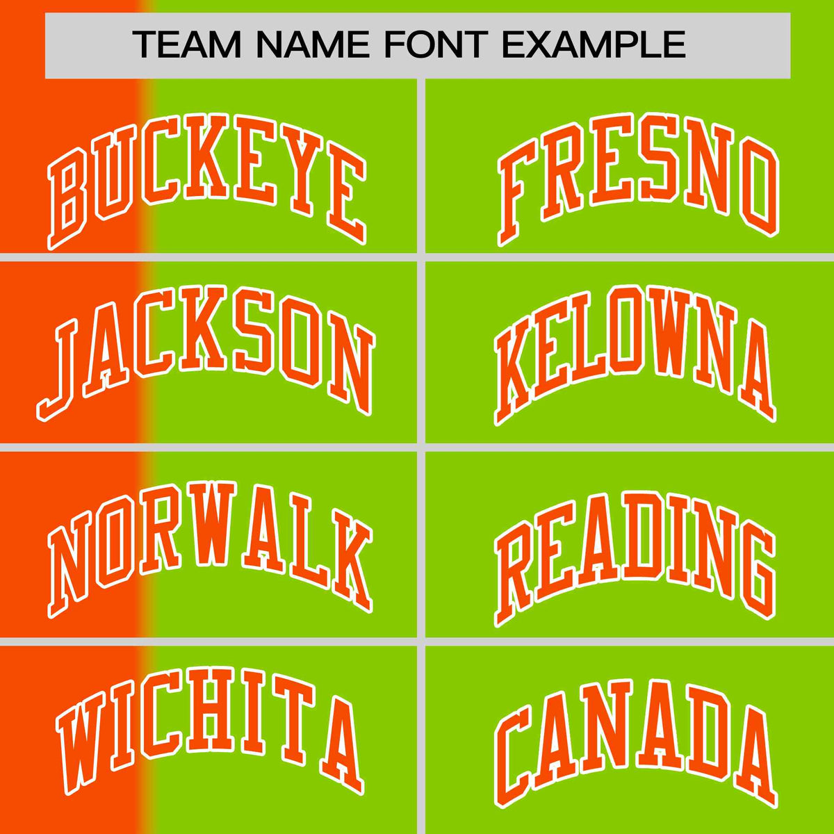 Custom Orange Neon Green Gradient Stripe Fashion Authentic Two-Button Softball Jersey