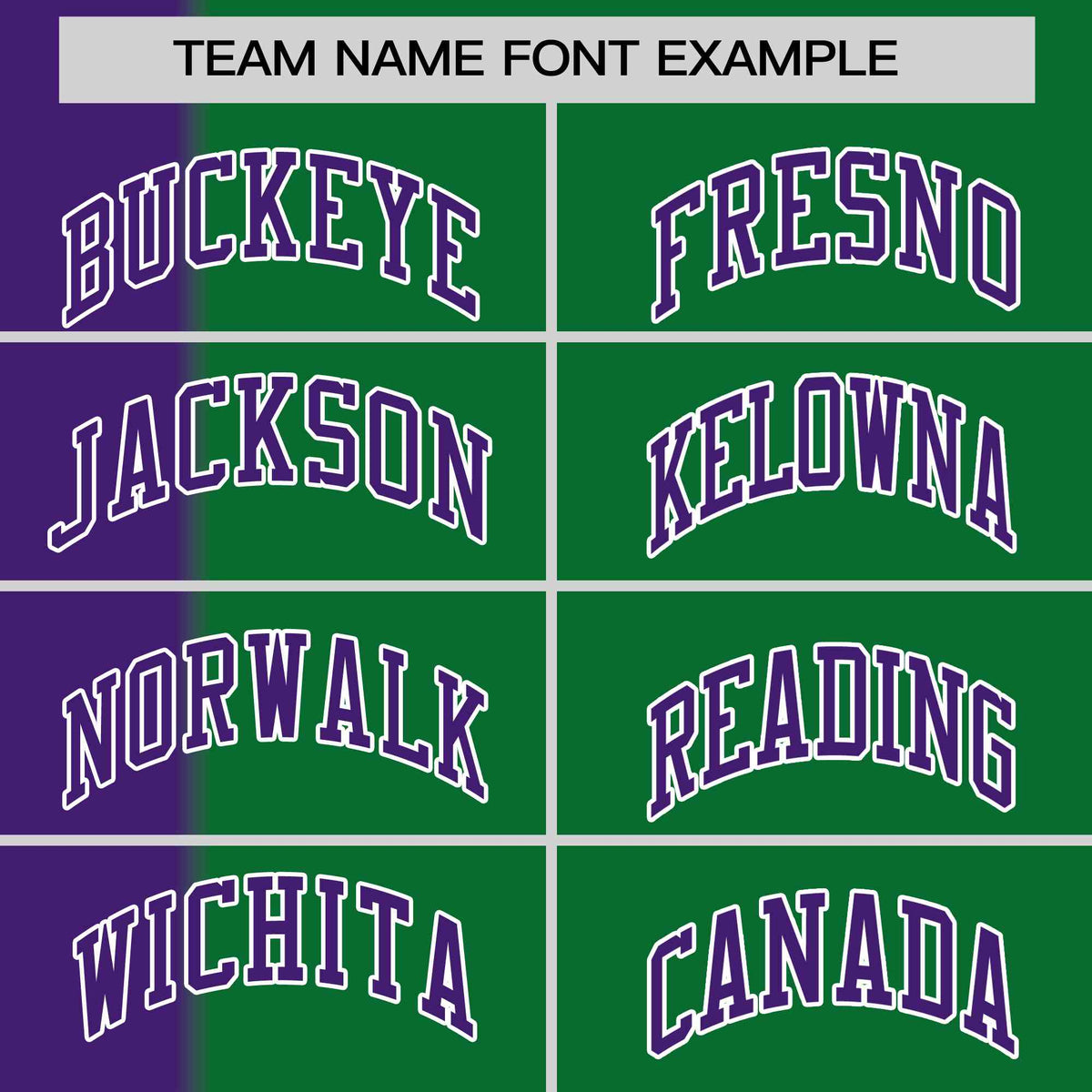 Custom Purple Kelly Green Gradient Stripe Fashion Authentic Two-Button Softball Jersey