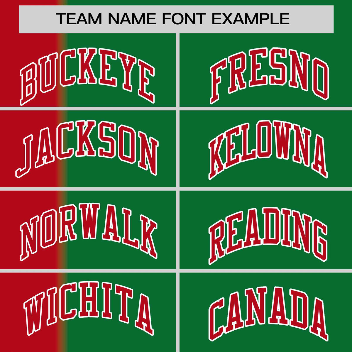 Custom Red Kelly Green Gradient Stripe Fashion Authentic Two-Button Softball Jersey