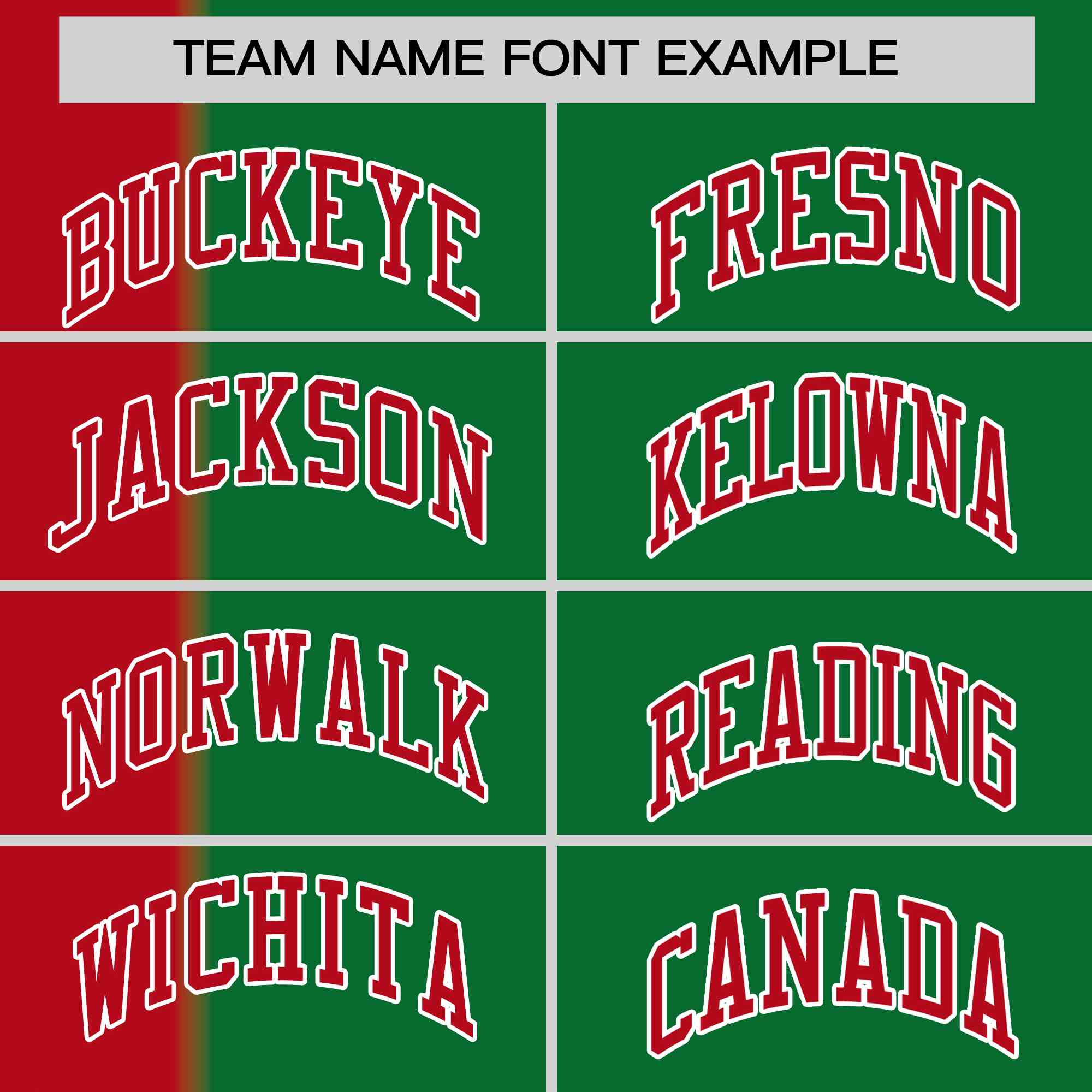 Custom Red Kelly Green Gradient Stripe Fashion Authentic Two-Button Softball Jersey