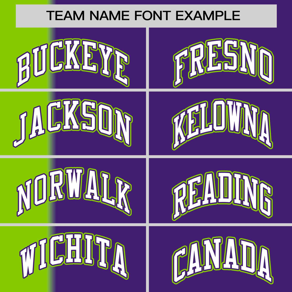 Custom Neon Green Purple Gradient Stripe Fashion Authentic Two-Button Softball Jersey