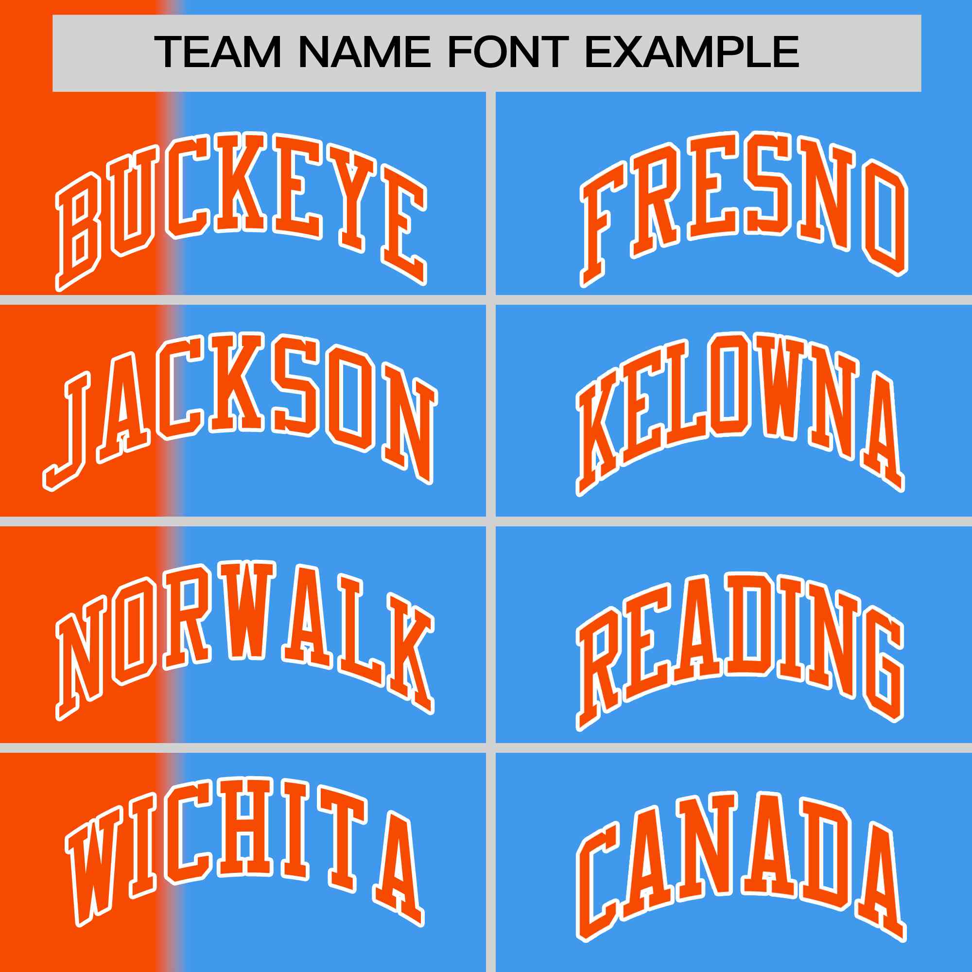 Custom Orange Powder Blue Gradient Stripe Fashion Authentic Two-Button Softball Jersey