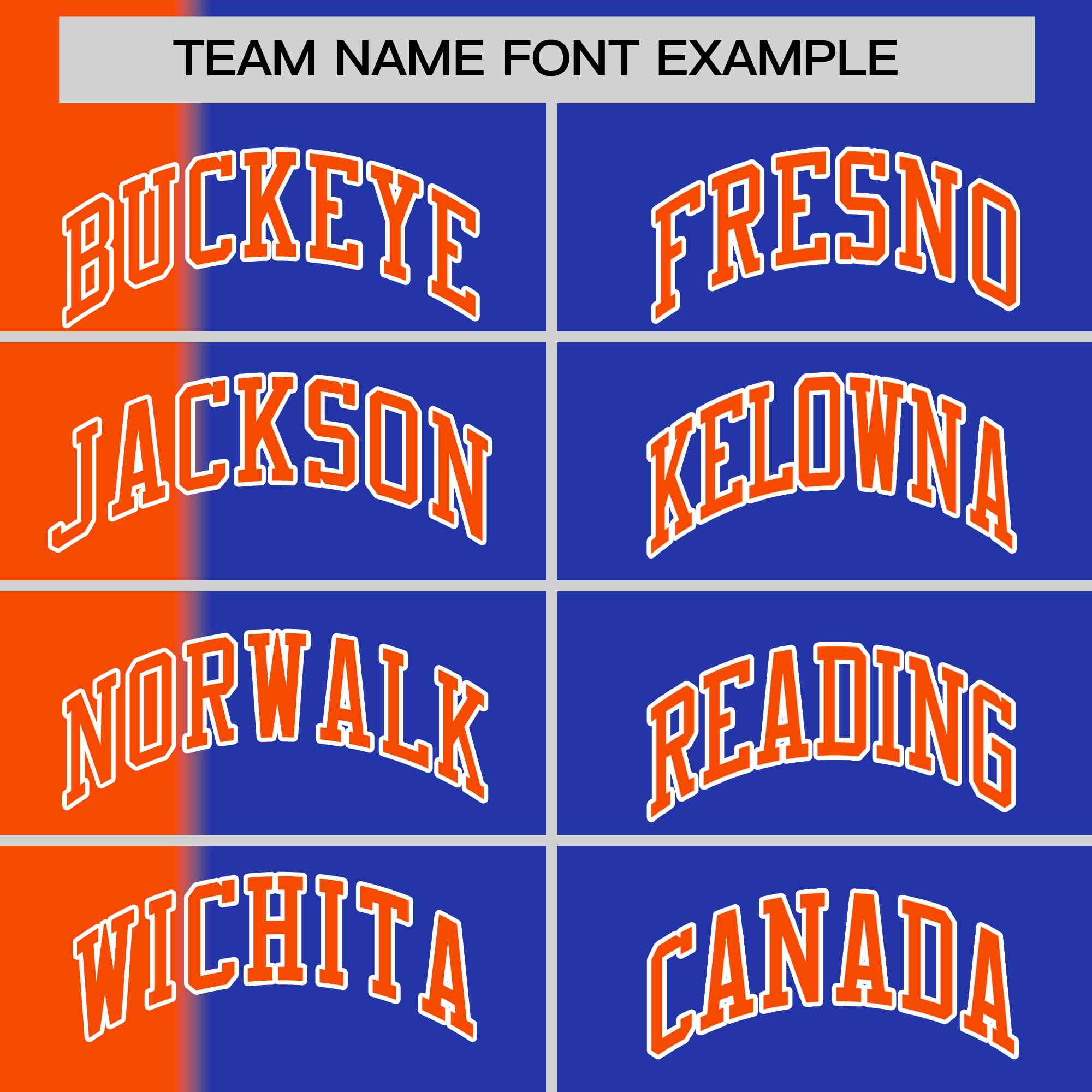 Custom Orange Royal Gradient Stripe Fashion Authentic Two-Button Softball Jersey