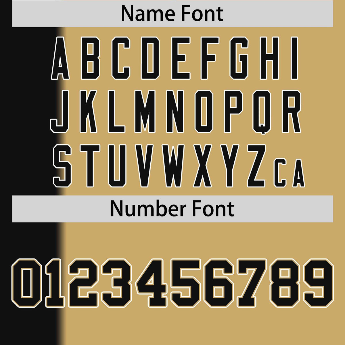 Custom Black Old Gold Gradient Stripe Fashion Authentic Two-Button Softball Jersey