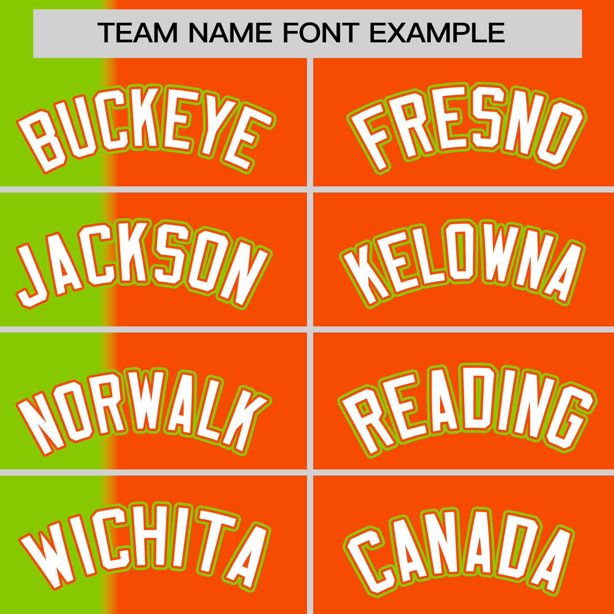 Custom Neon Green Orange Gradient Stripe Fashion Authentic Two-Button Softball Jersey