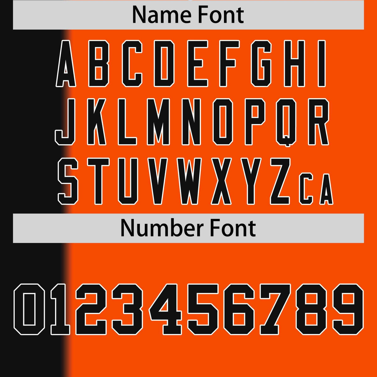 Custom Black Orange Gradient Stripe Fashion Authentic Two-Button Softball Jersey