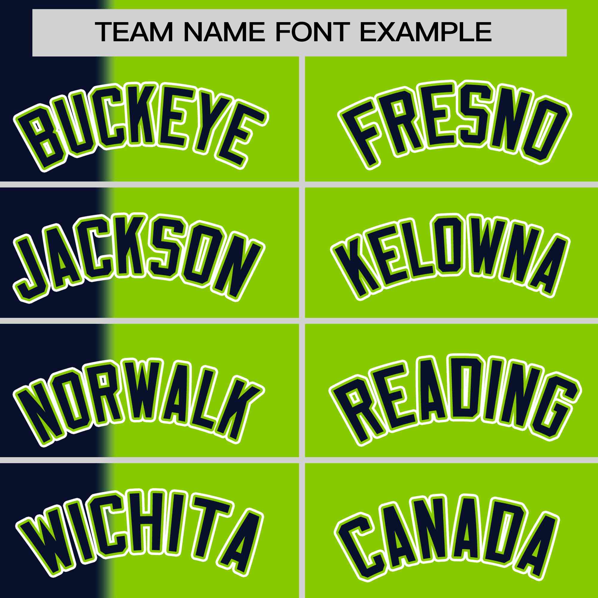 Custom Navy Neon Green Gradient Stripe Fashion Authentic Two-Button Softball Jersey