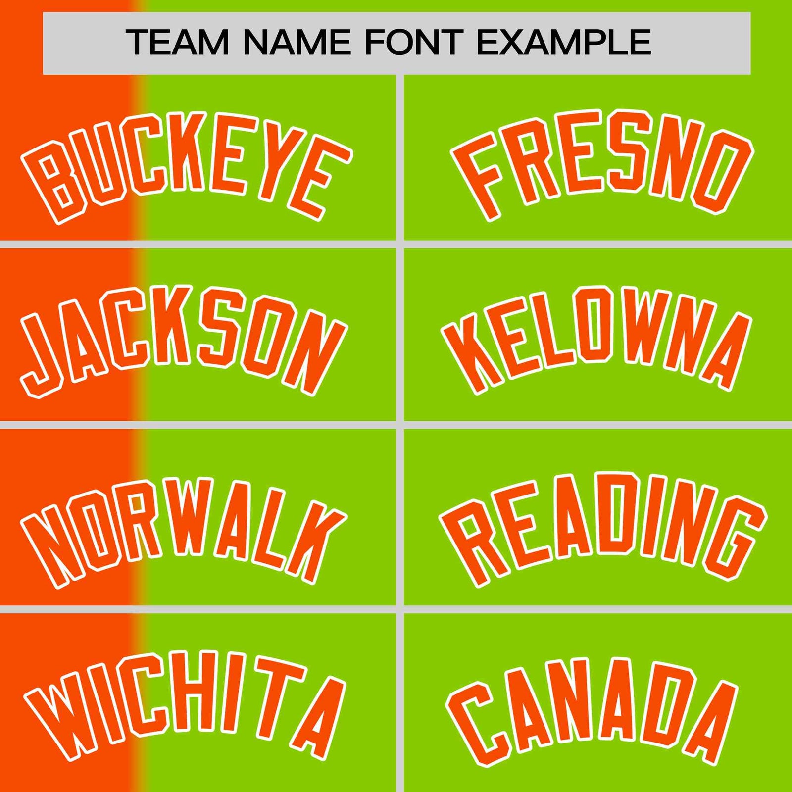 Custom Orange Neon Green Gradient Stripe Fashion Authentic Two-Button Softball Jersey