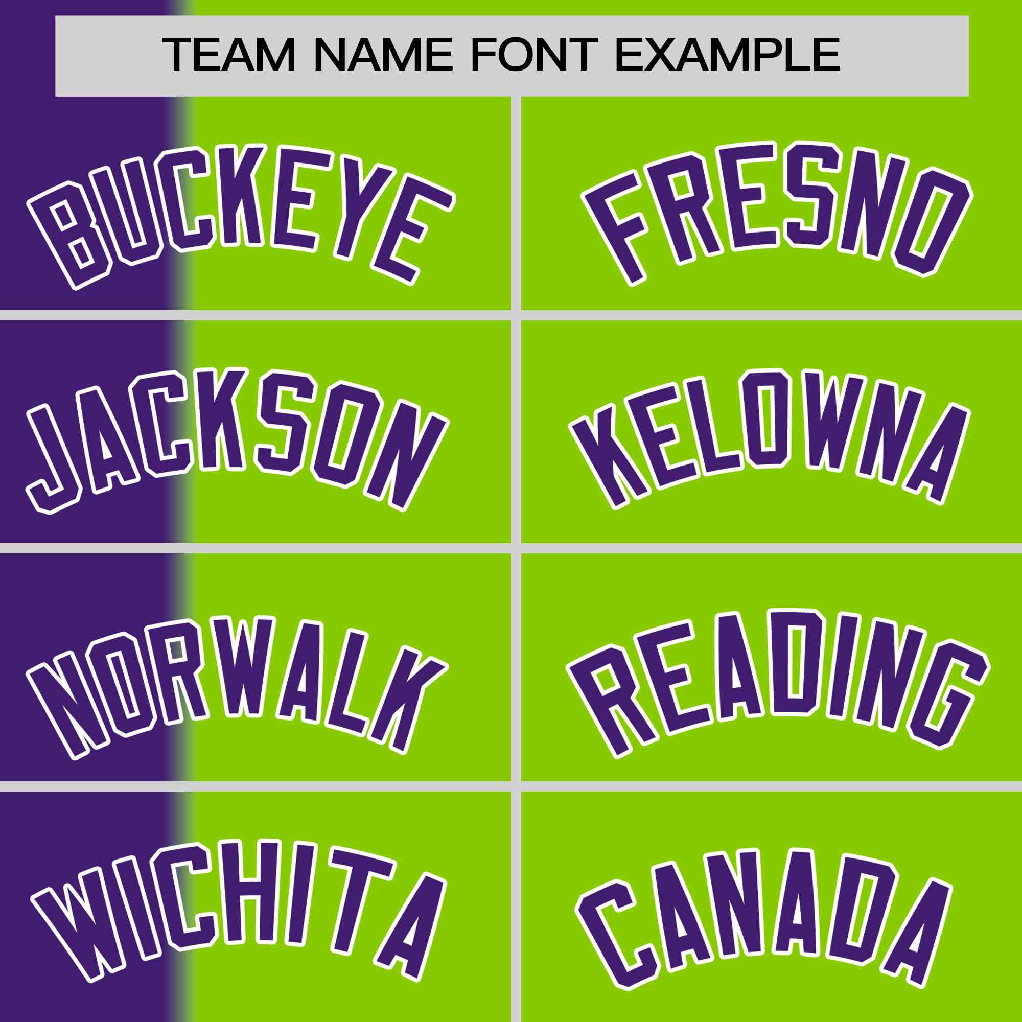 Custom Purple Neon Green Gradient Stripe Fashion Authentic Two-Button Softball Jersey