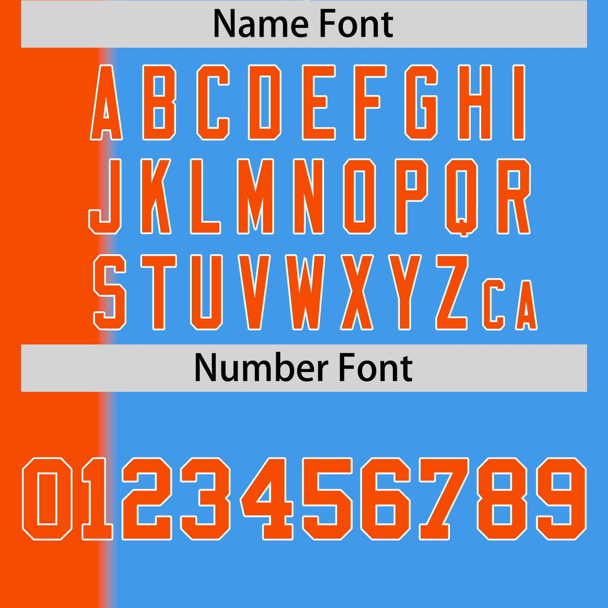 Custom Orange Powder Blue Gradient Stripe Fashion Authentic Two-Button Softball Jersey