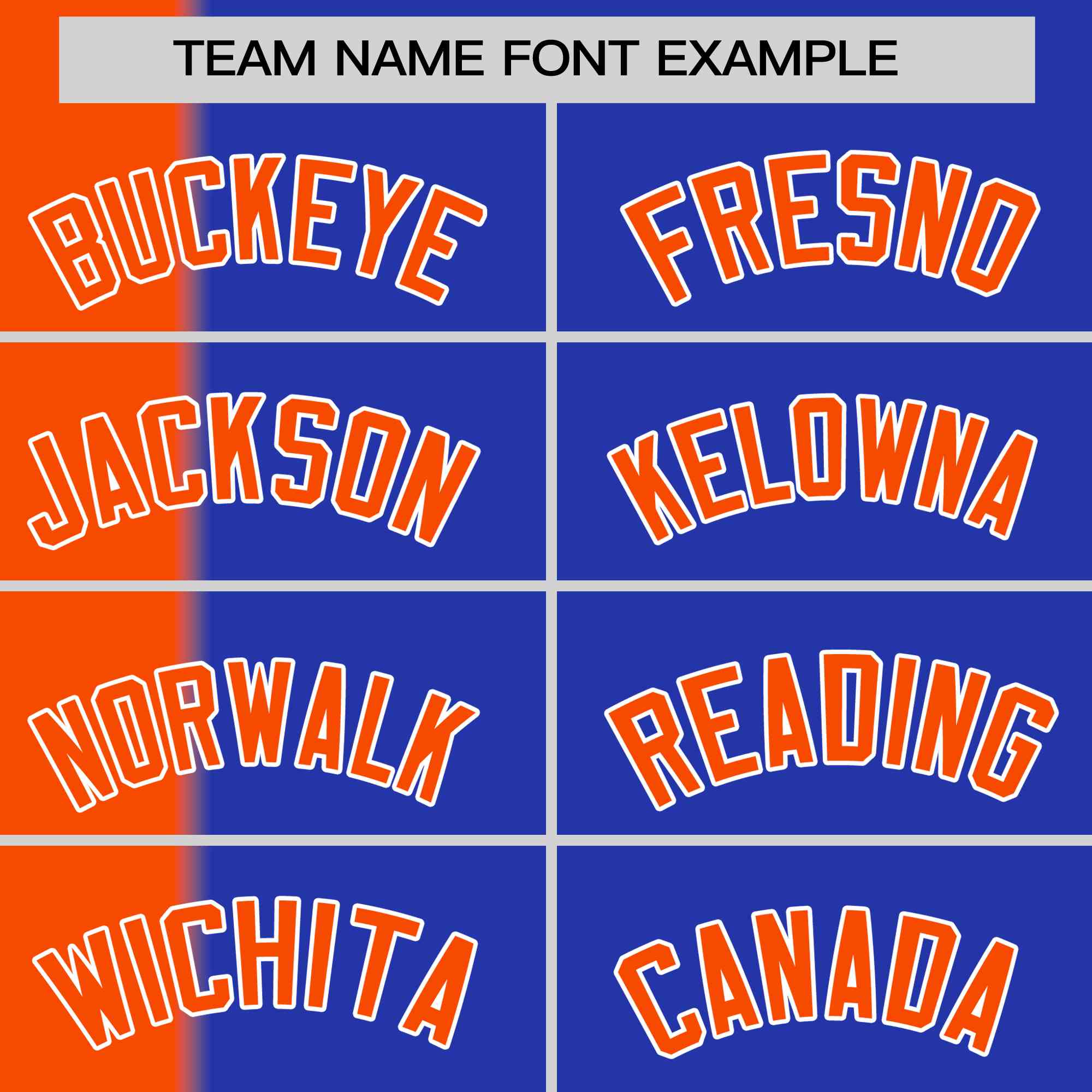 Custom Orange Royal Gradient Stripe Fashion Authentic Two-Button Softball Jersey