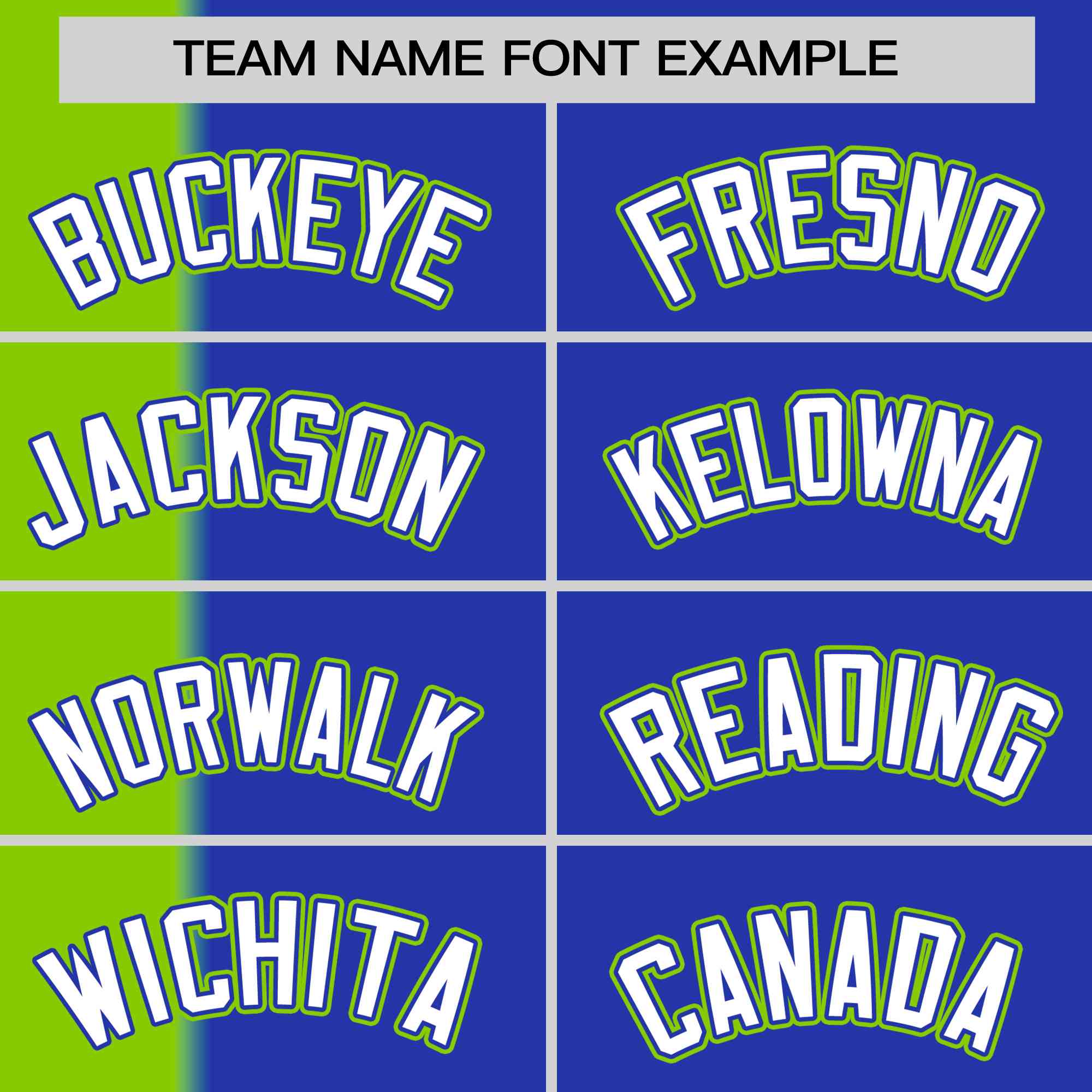 Custom Neon Green Royal Gradient Stripe Fashion Authentic Two-Button Softball Jersey