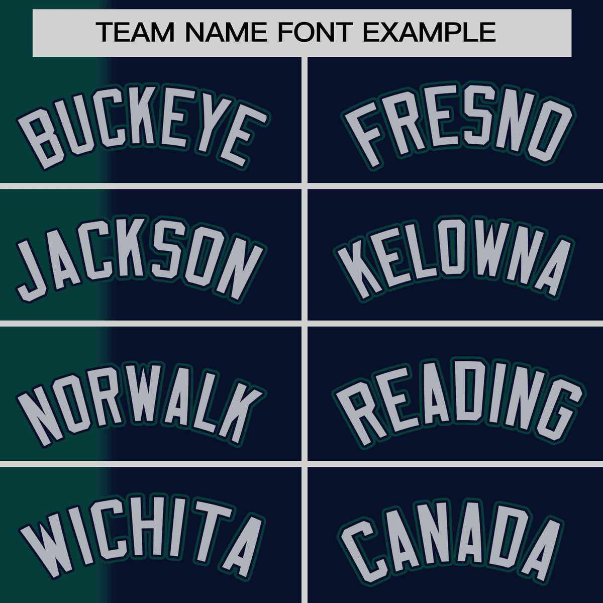 Custom Midnight Green Navy Gradient Stripe Fashion Authentic Two-Button Softball Jersey