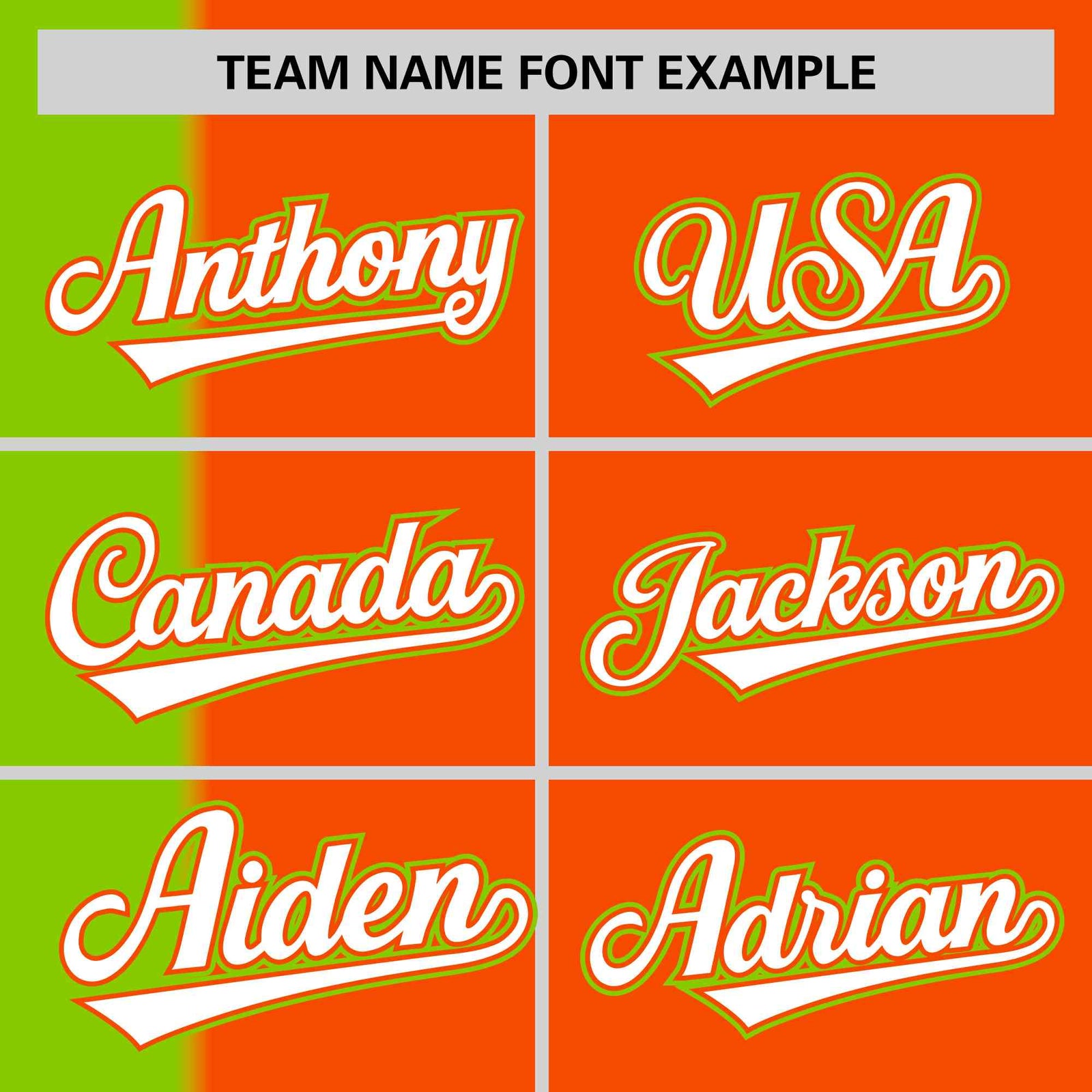 Custom Neon Green Orange Gradient Stripe Fashion Authentic Two-Button Softball Jersey